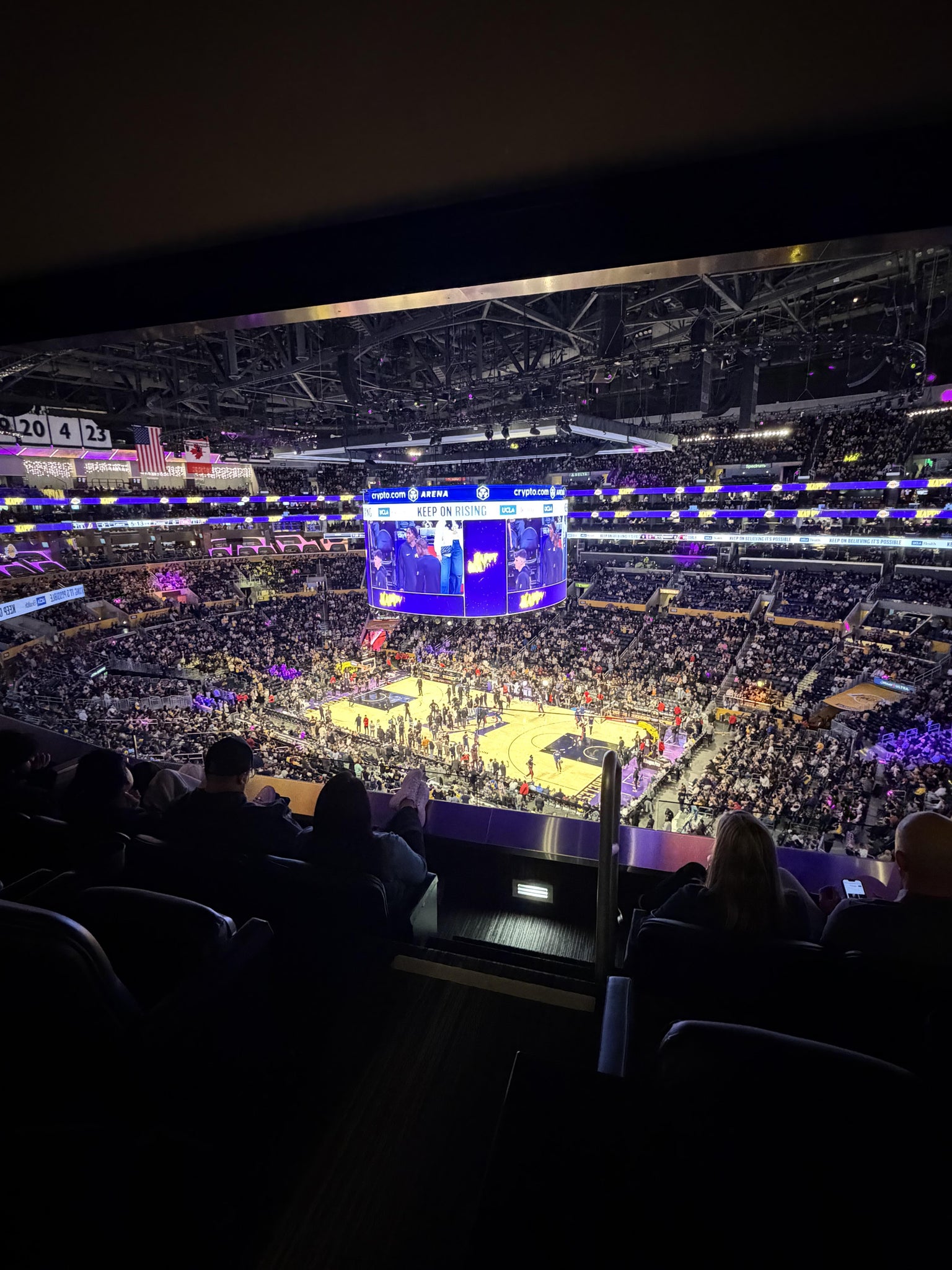 Real Fan View taken from Suite C 28 at Crypto.com Arena by Jorge alberto Z