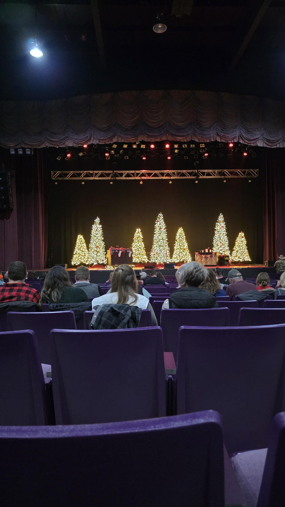 Real Fan View taken from Main Floor Center at Crystal Grand Music Theatre by Lacey R