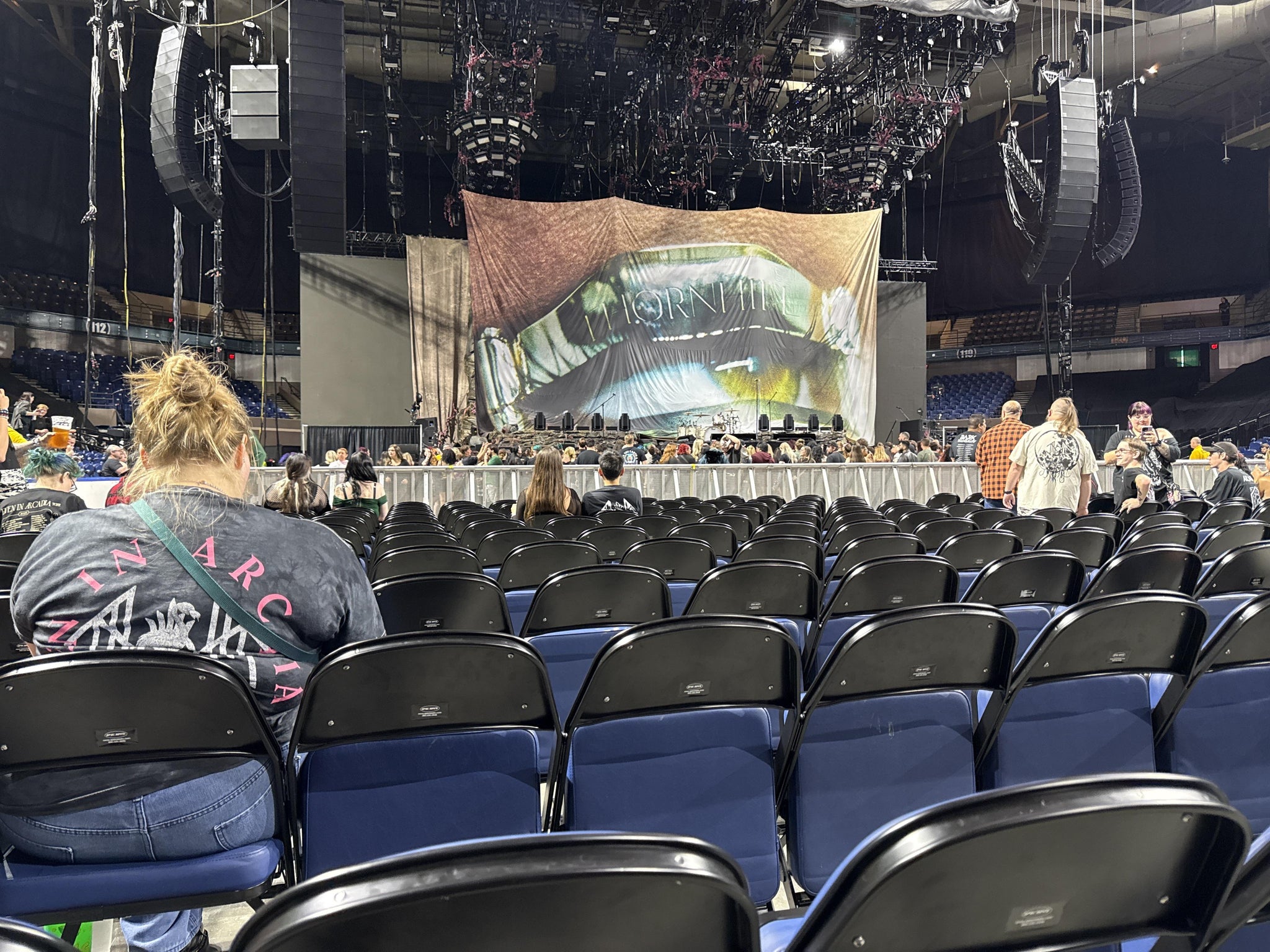 Real Fan View taken from Floor 3 at DCU Center by Vamira P