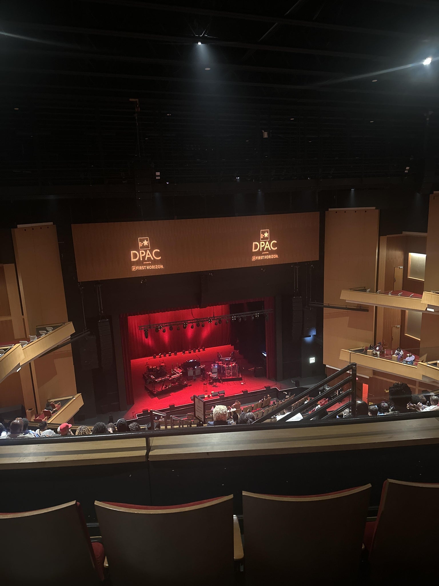 Real Fan View taken from Balcony 8 at DPAC - Durham Performing Arts Center by Marcus B