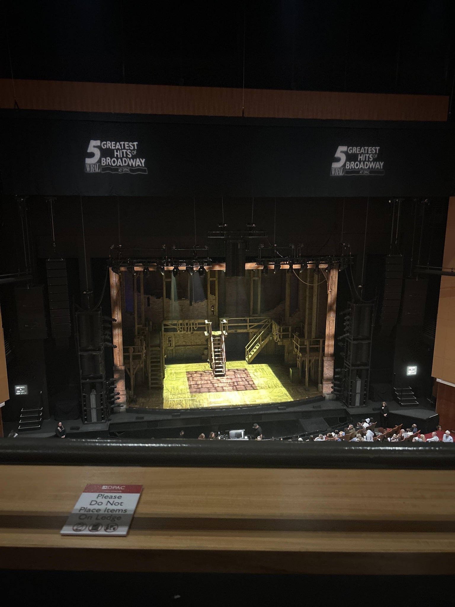 Real Fan View taken from Balcony 9 at DPAC - Durham Performing Arts Center by Briana T