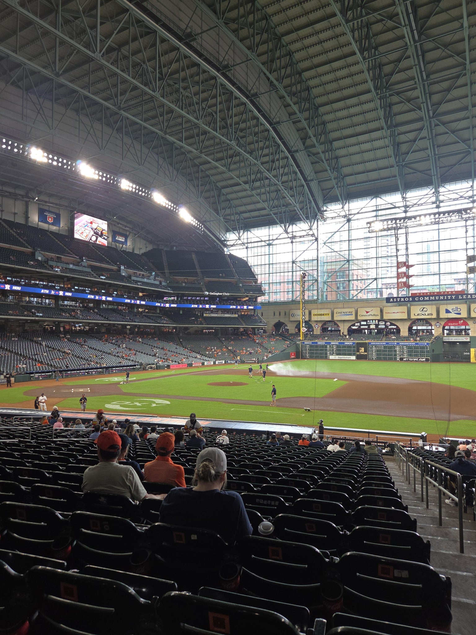 Real Fan View taken from Section 101 at Daikin Park by Scott M