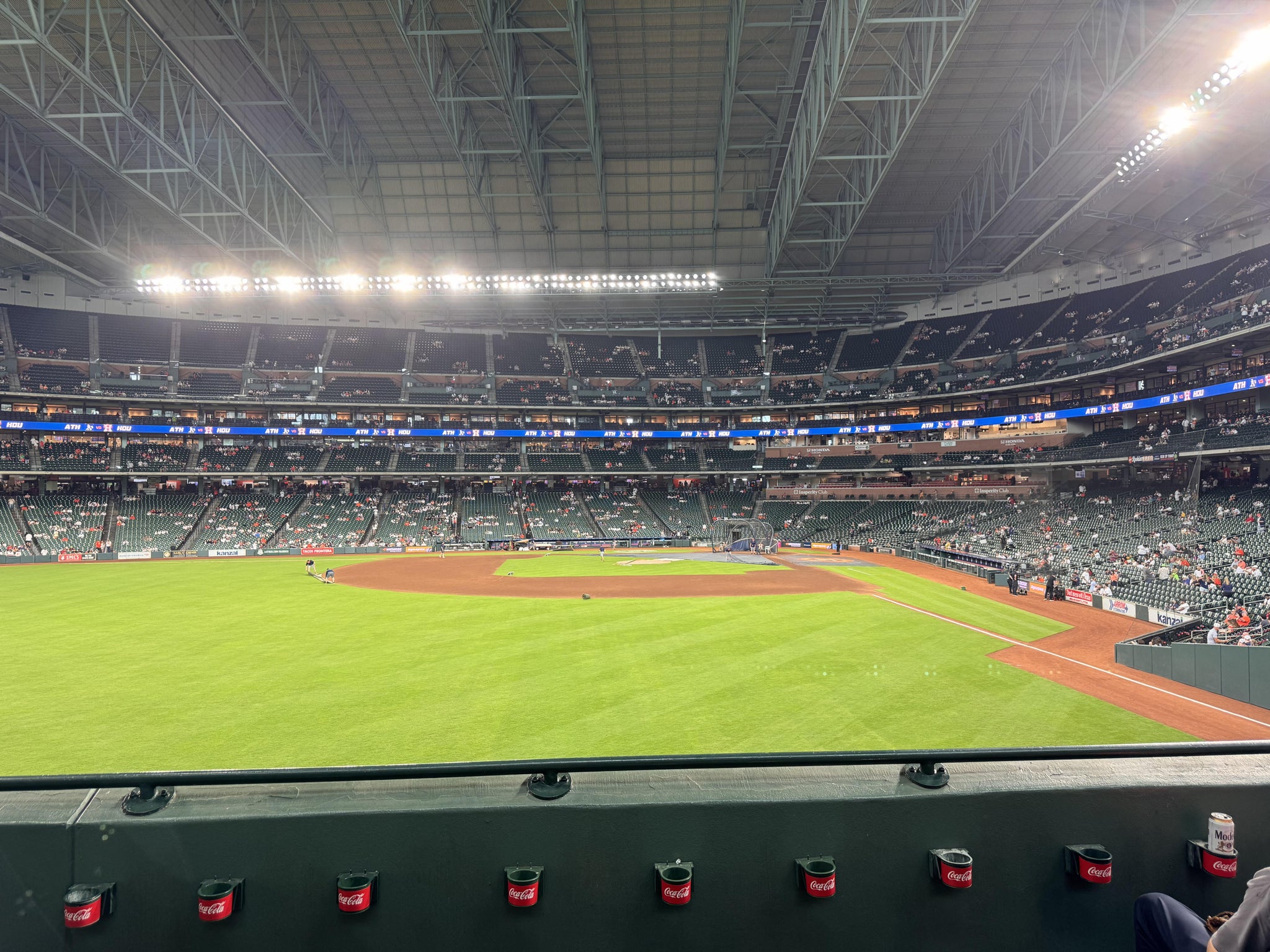 Real Fan View taken from Section 102 at Daikin Park by Alissa R