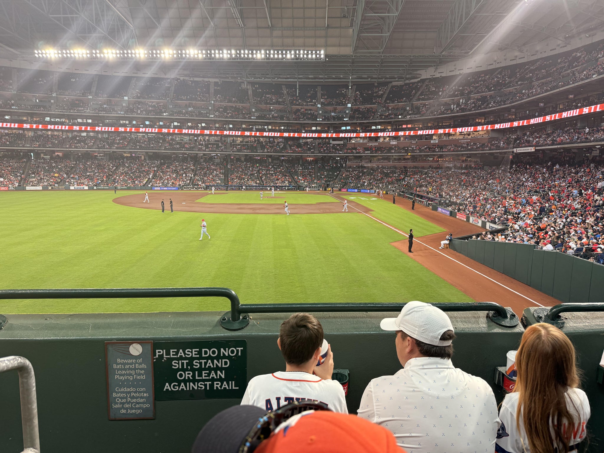 Real Fan View taken from Section 103 at Daikin Park by Melissa S