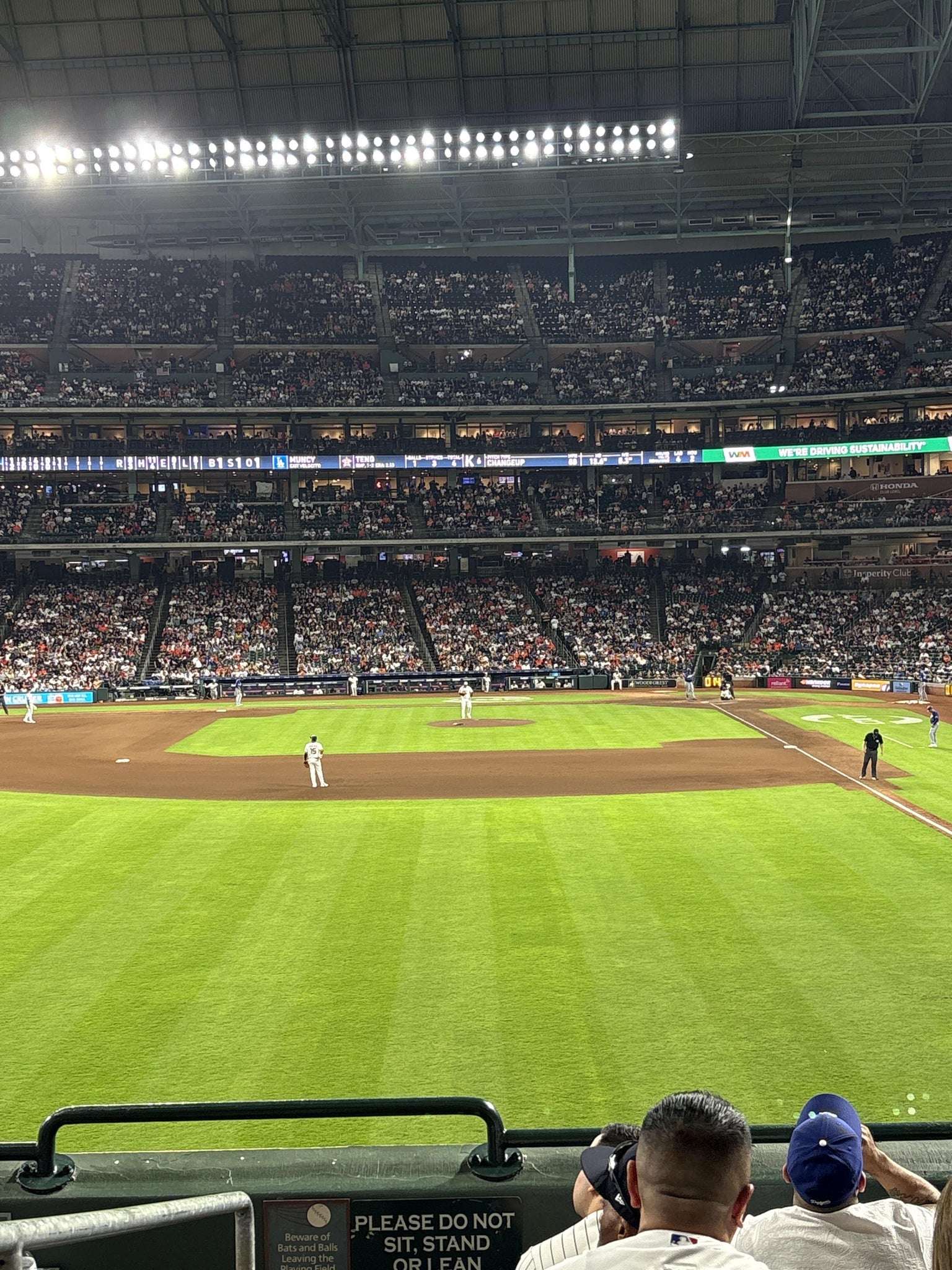 Real Fan View taken from Section 103 at Daikin Park by Blanca R