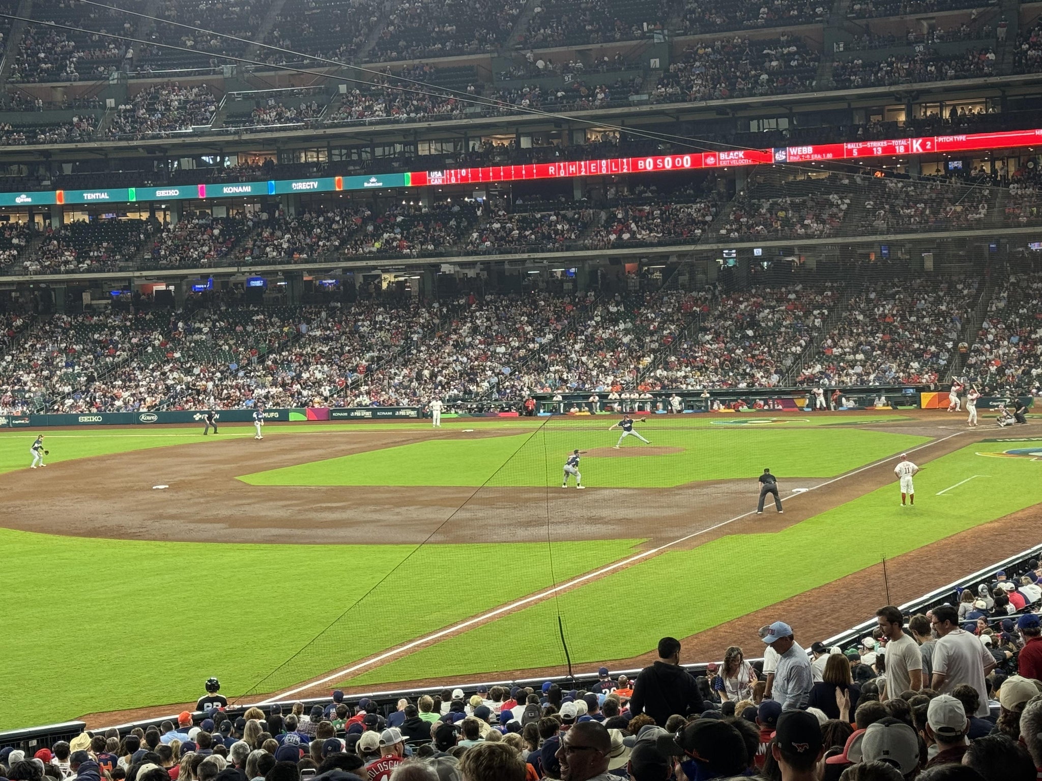 Real Fan View taken from Section 106 at Daikin Park by Daniel N