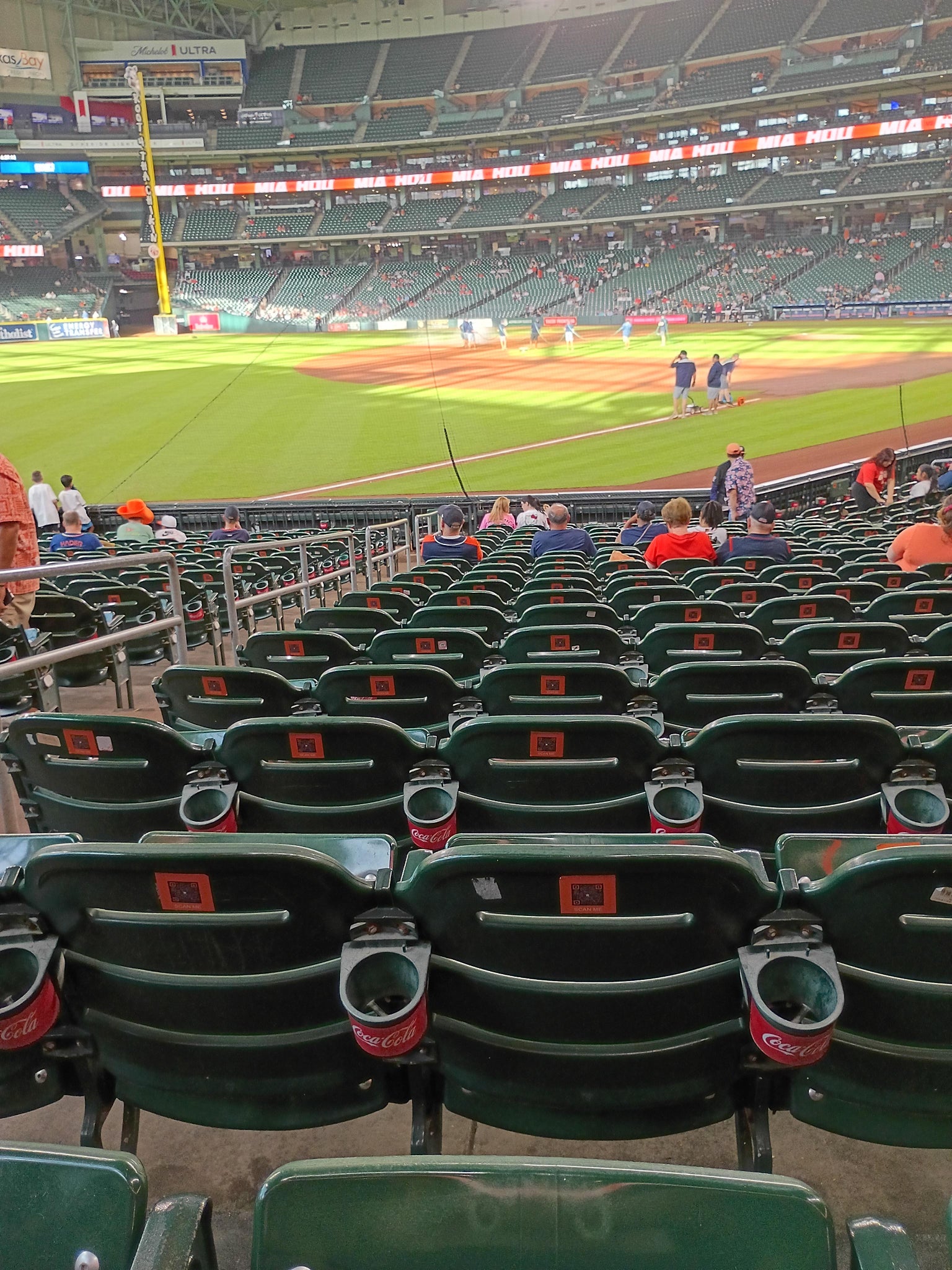 Real Fan View taken from Section 107 at Daikin Park by Dean M