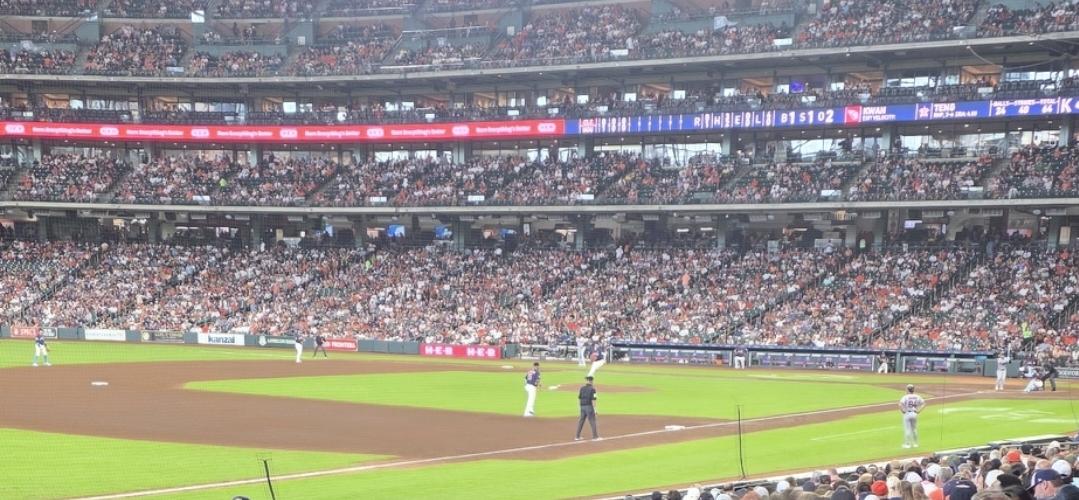 Real Fan View taken from Section 107 at Daikin Park by Wilfredo C