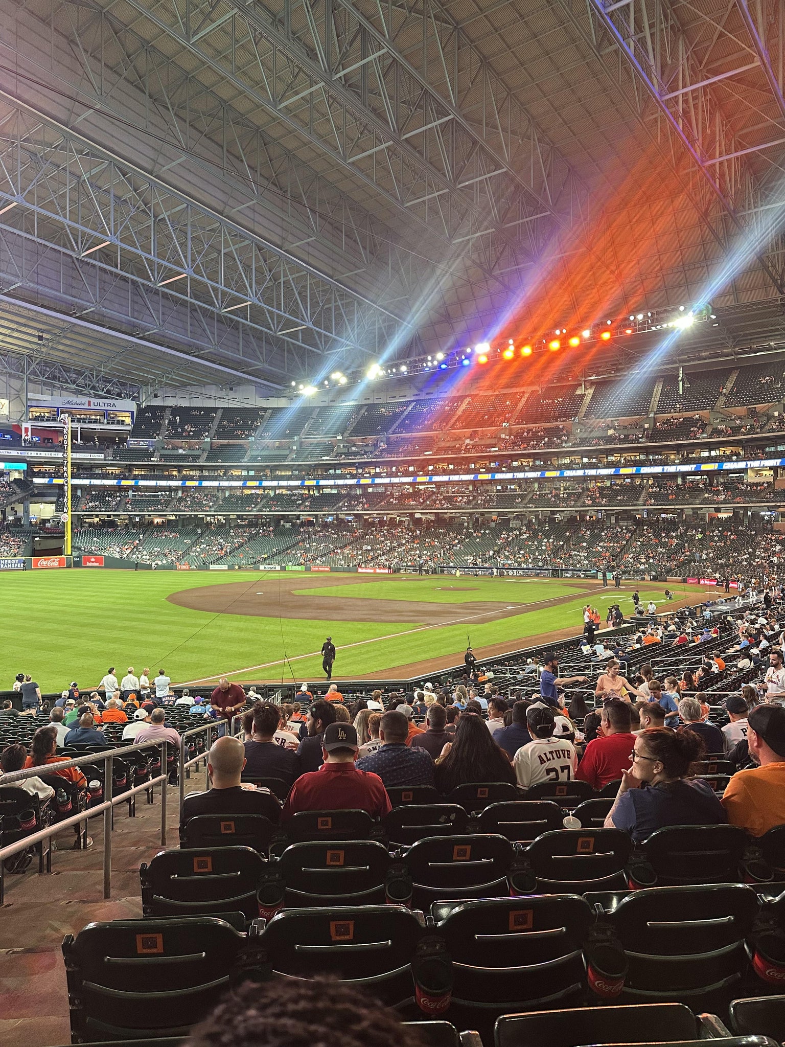 Real Fan View taken from Section 107 at Daikin Park by Elizabeth C