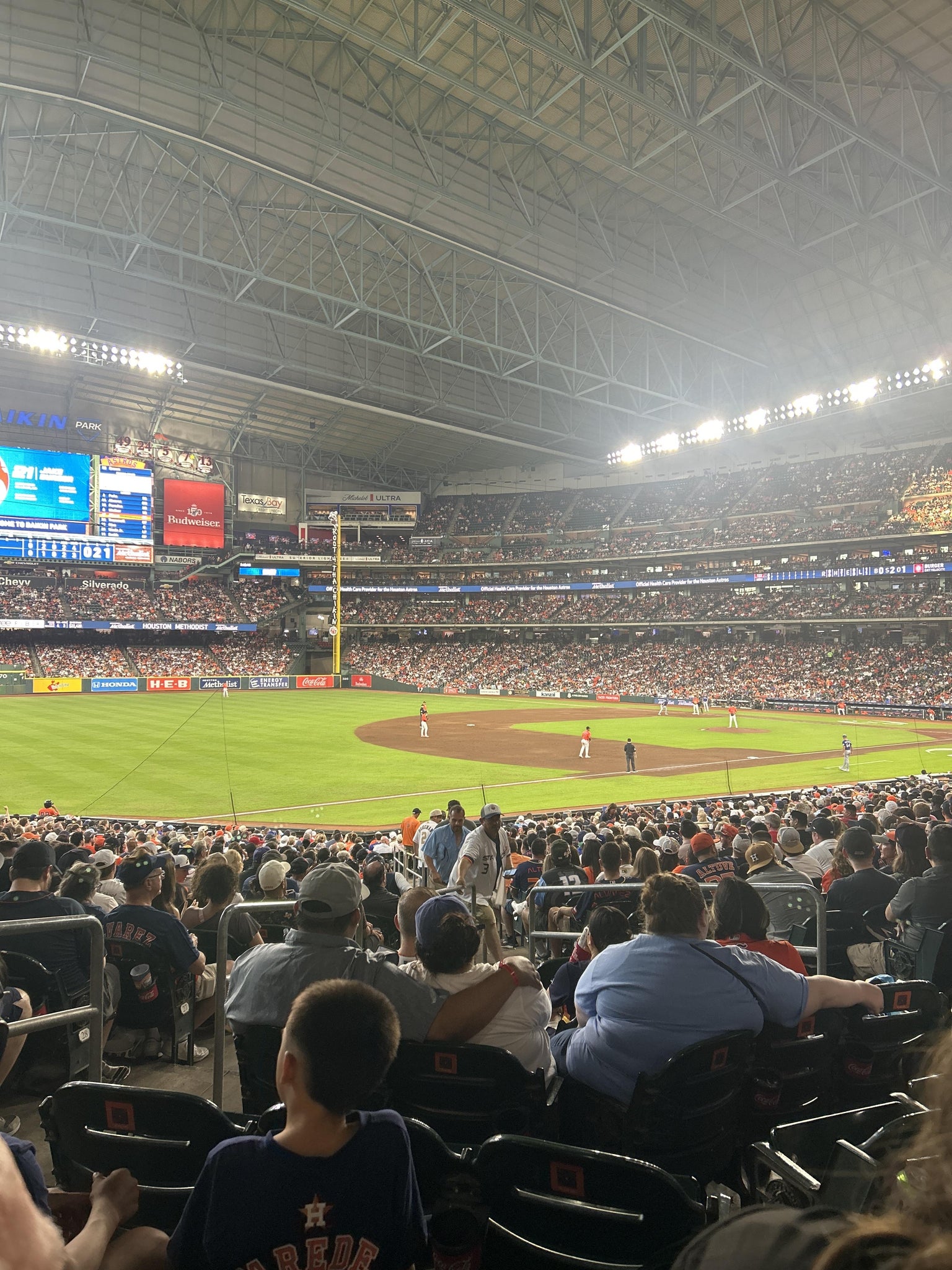 Real Fan View taken from Section 108 at Daikin Park by Nikki P