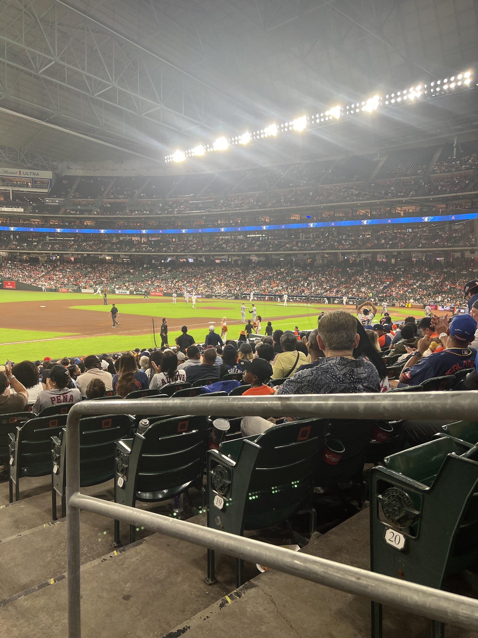 Real Fan View taken from Section 109 at Daikin Park by Randolph K