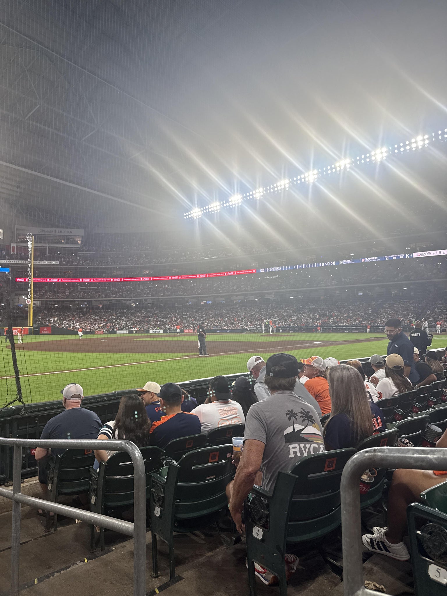Real Fan View taken from Section 109 at Daikin Park by Santiago L