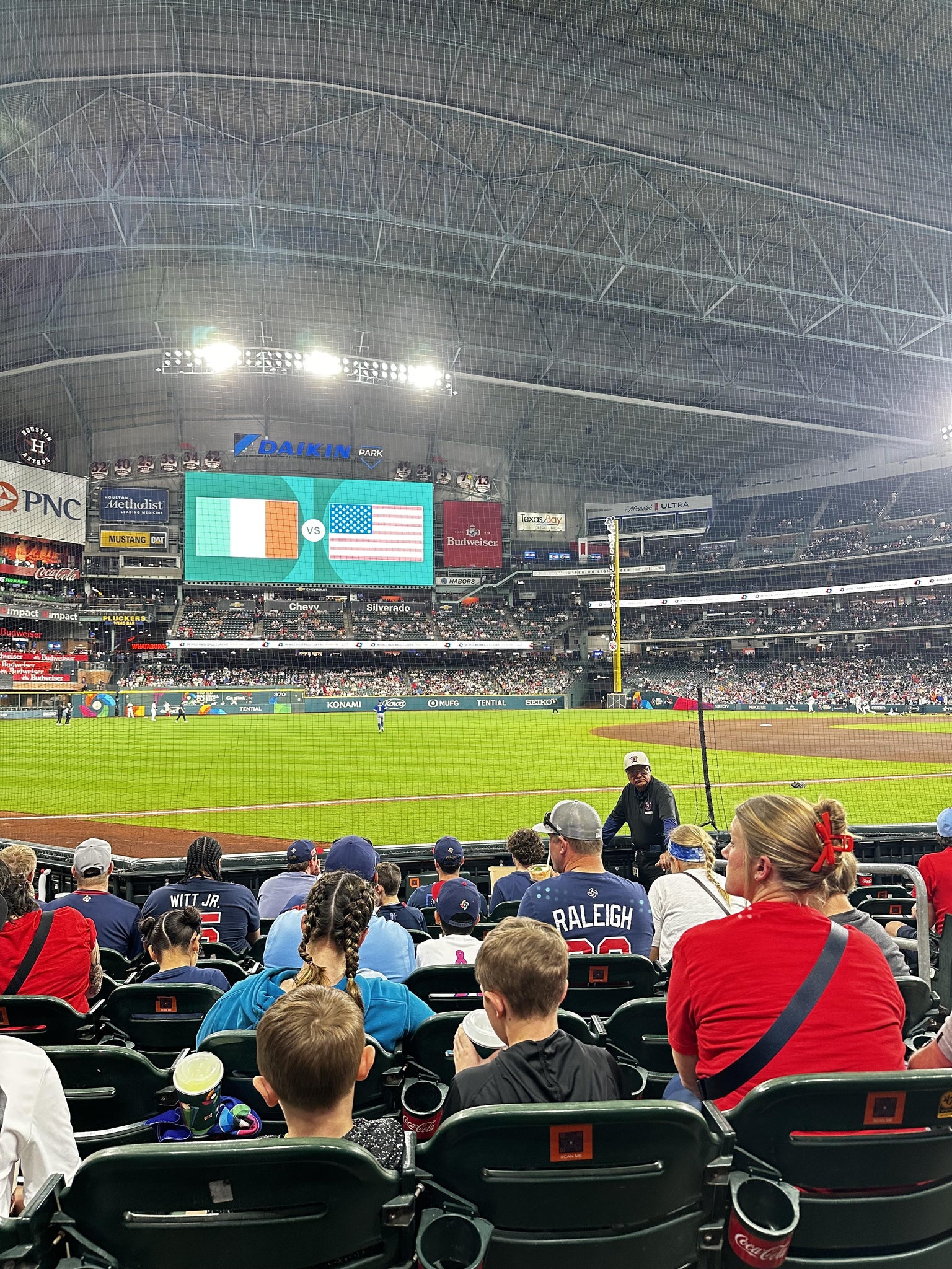 Real Fan View taken from Section 109 at Daikin Park by Anonymous User