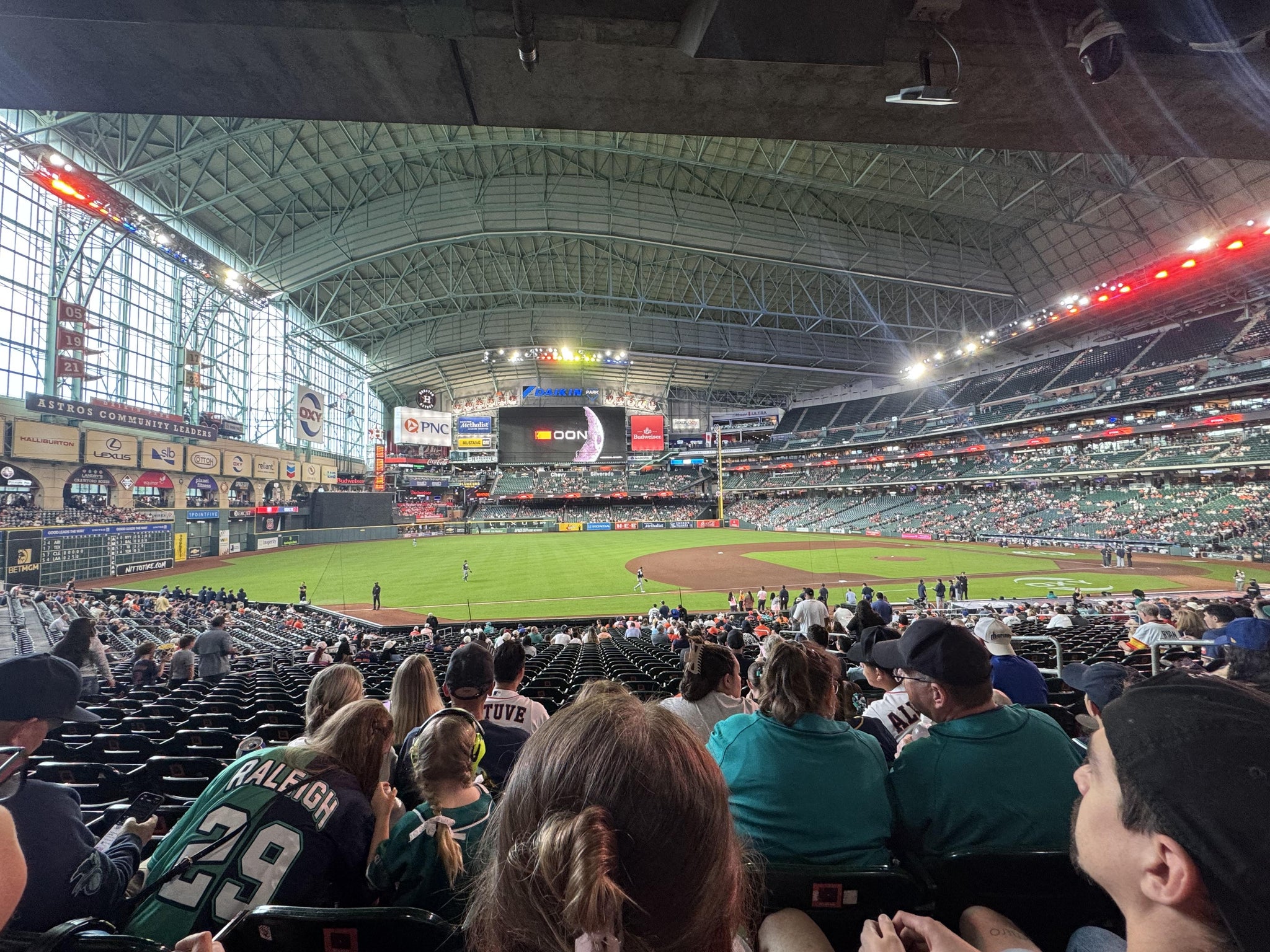 Real Fan View taken from Section 110 at Daikin Park by Carol C