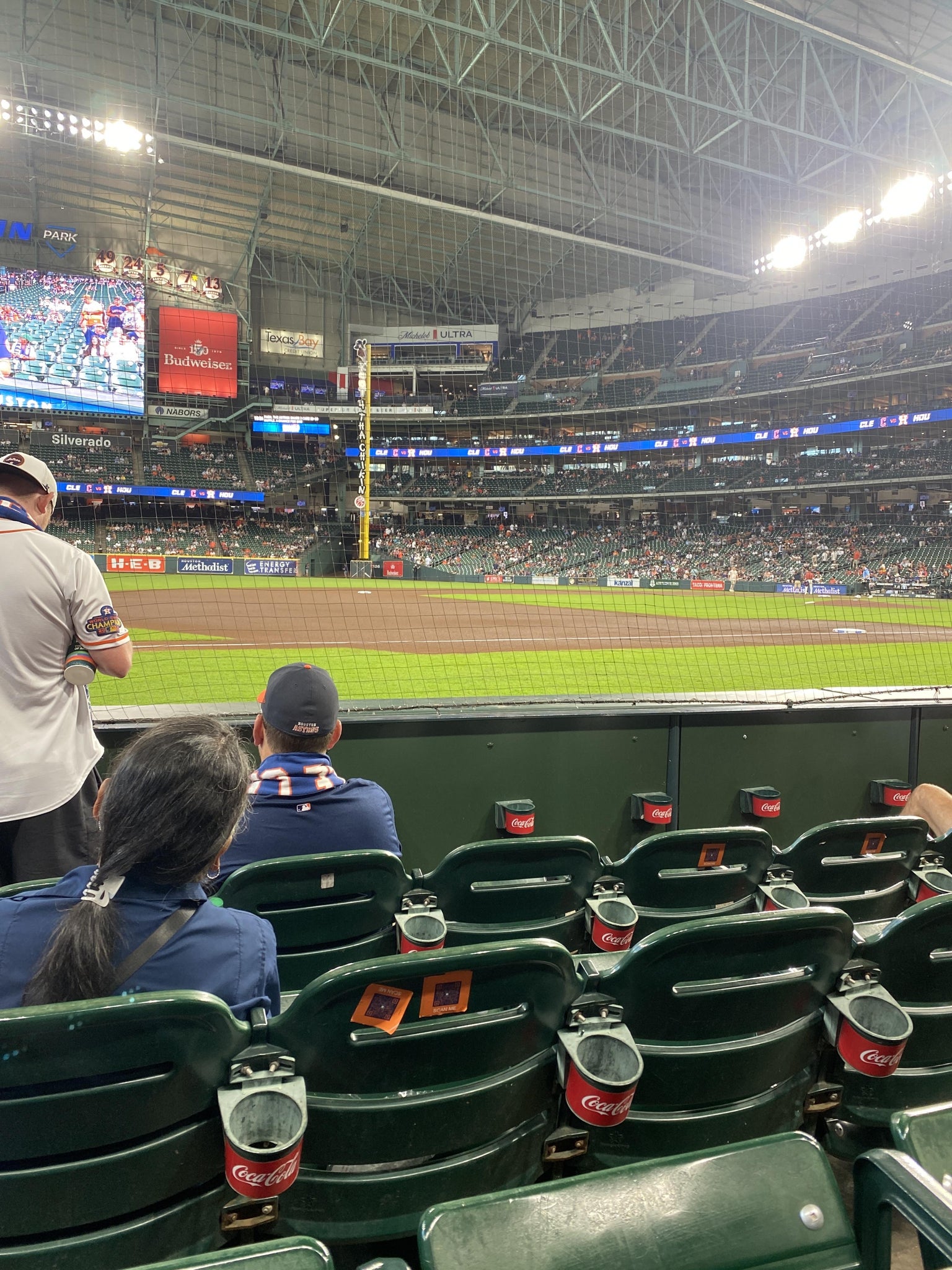 Real Fan View taken from Section 111 at Daikin Park by Susan H