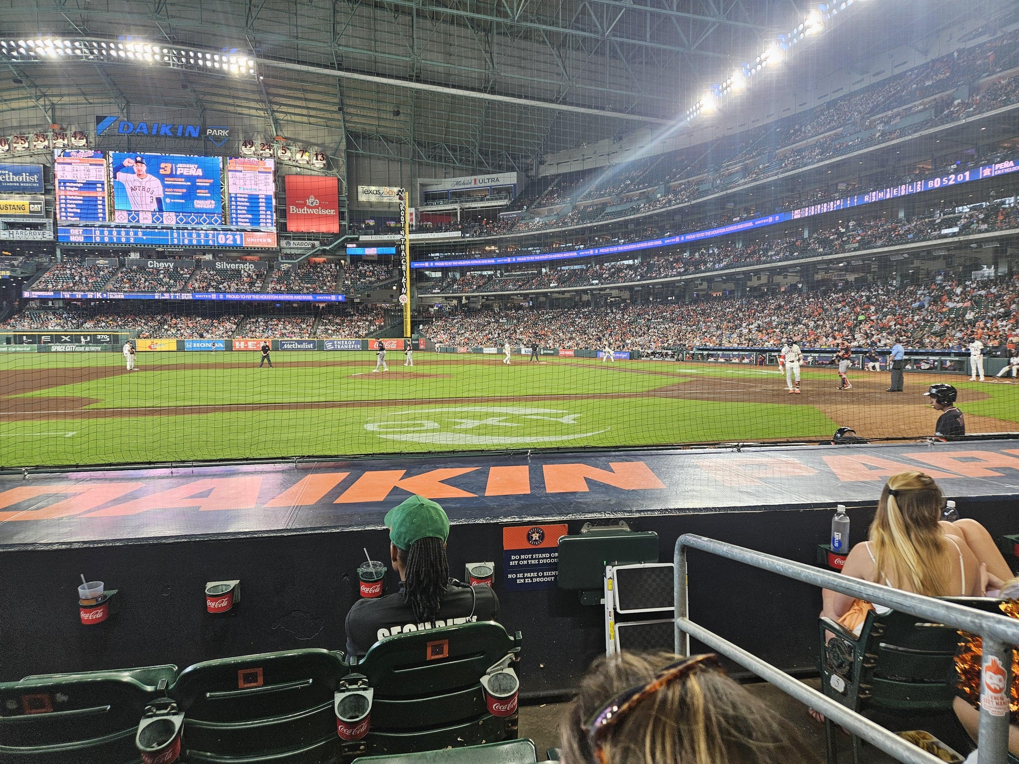 Real Fan View taken from Section 113 at Daikin Park by Daniel C
