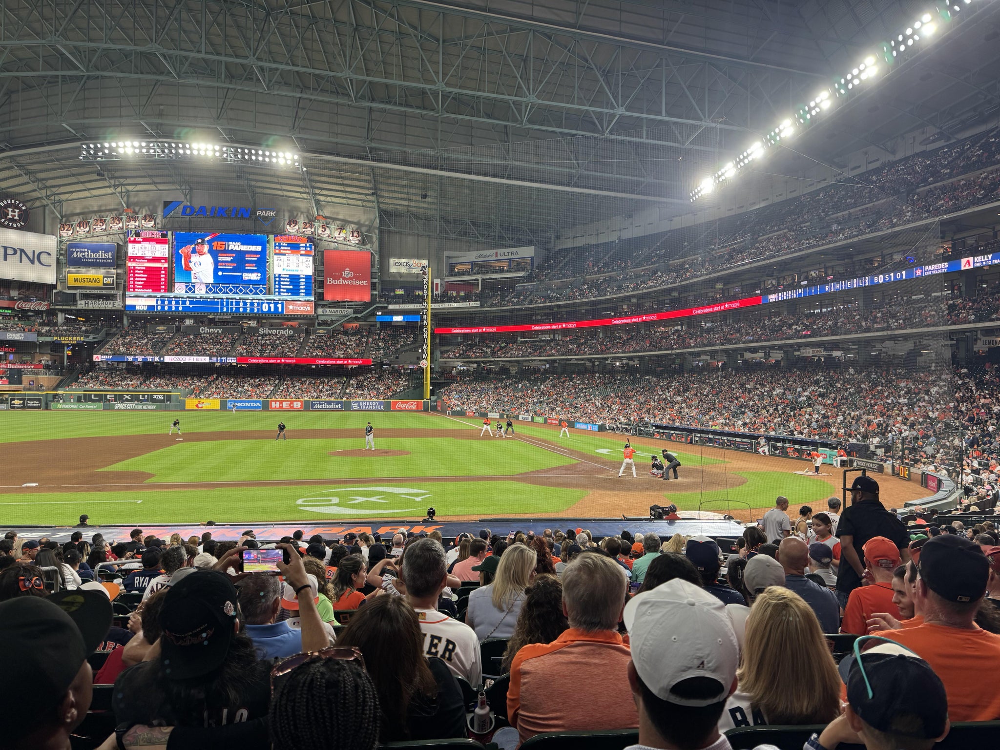 Real Fan View taken from Section 114 at Daikin Park by Roger H