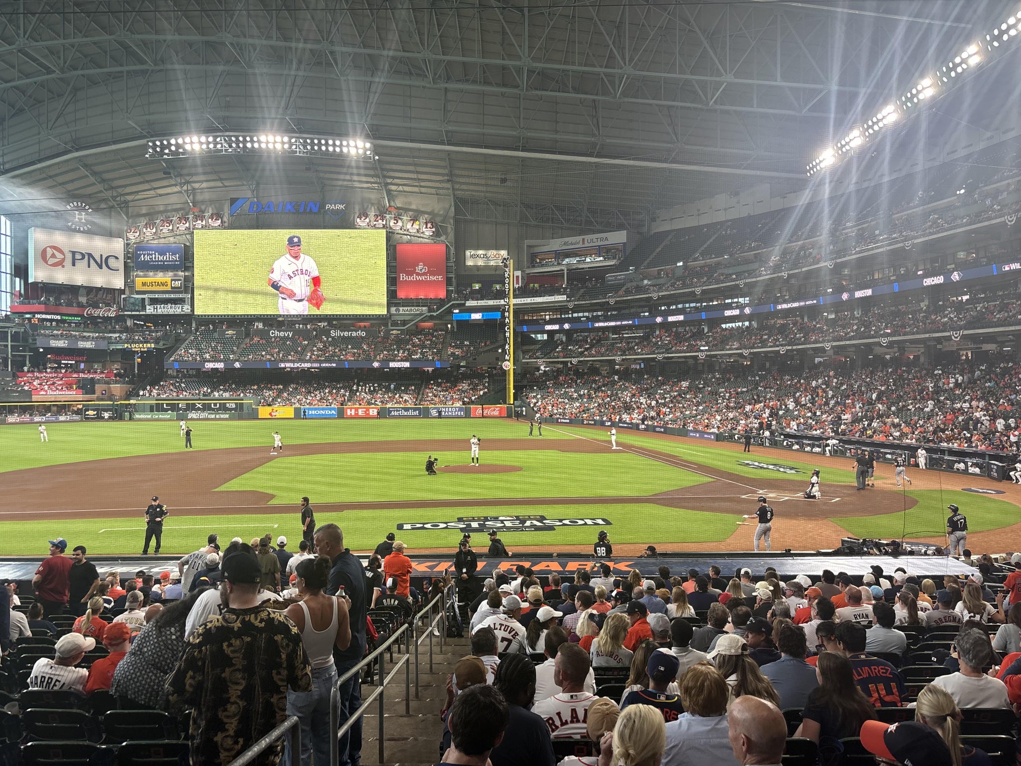 Real Fan View taken from Section 114 at Daikin Park by Charles S