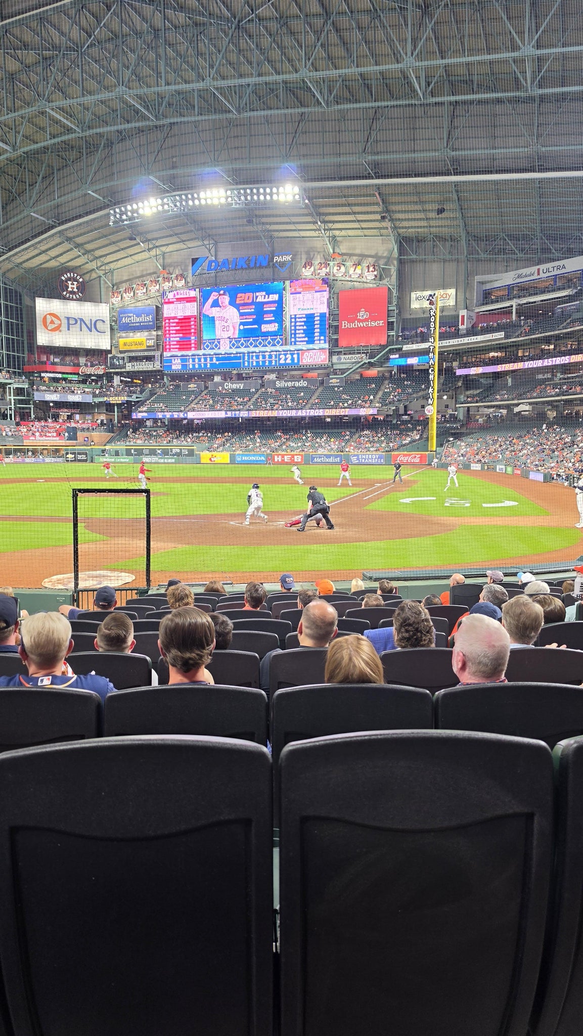 Real Fan View taken from Section 118 at Daikin Park by John K