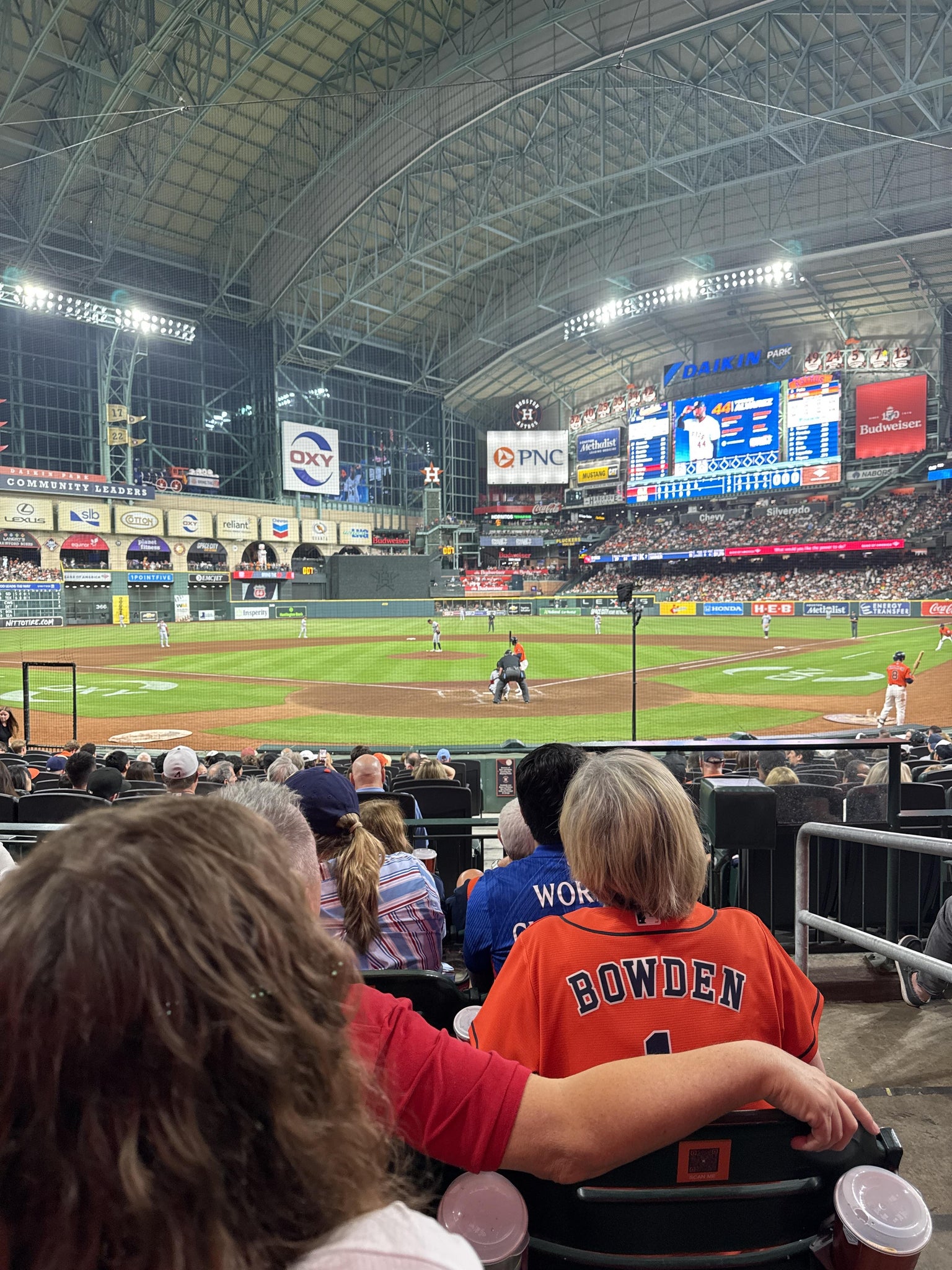 Real Fan View taken from Section 118 at Daikin Park by David J