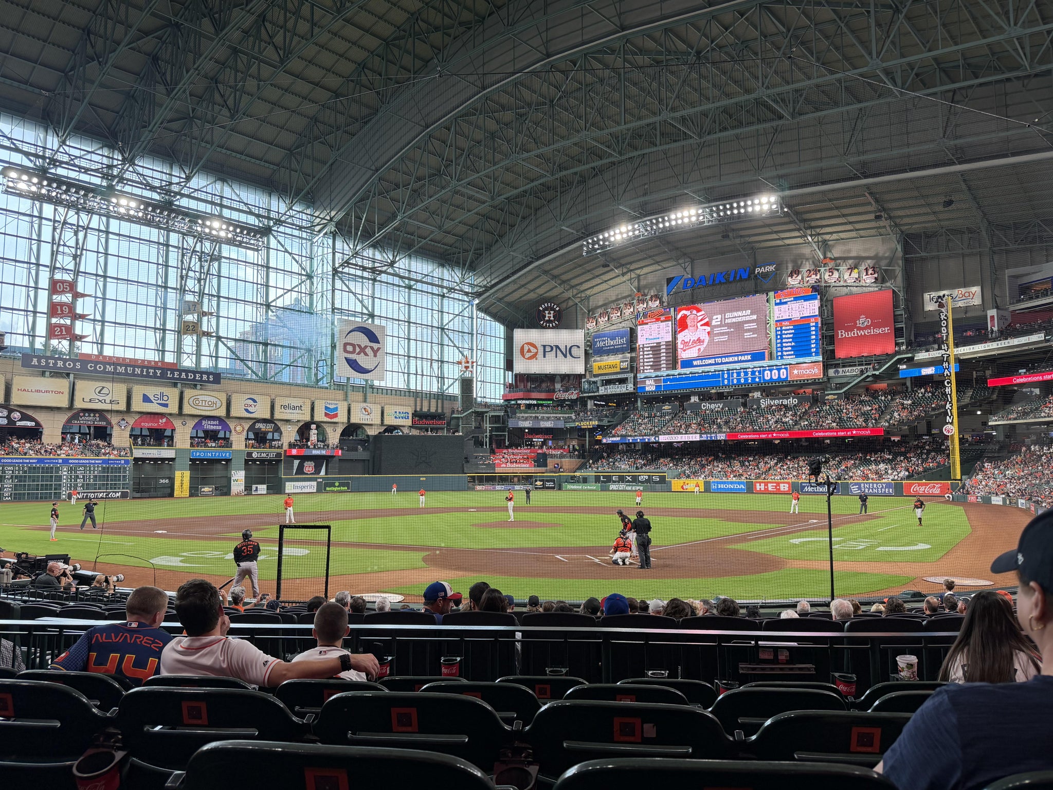 Real Fan View taken from Section 118 at Daikin Park by K michelle M
