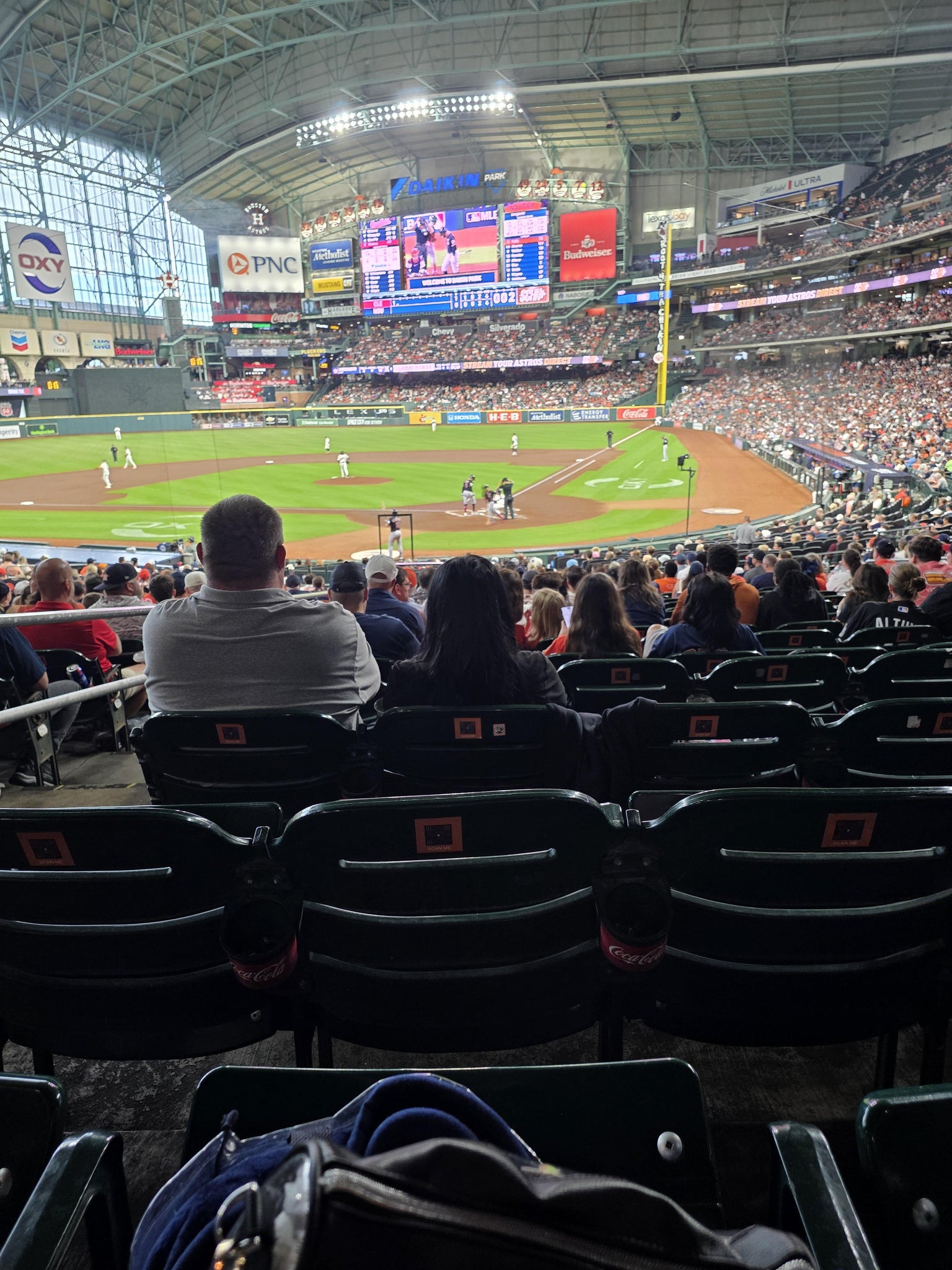 Real Fan View taken from Section 118 at Daikin Park by Eneysa C