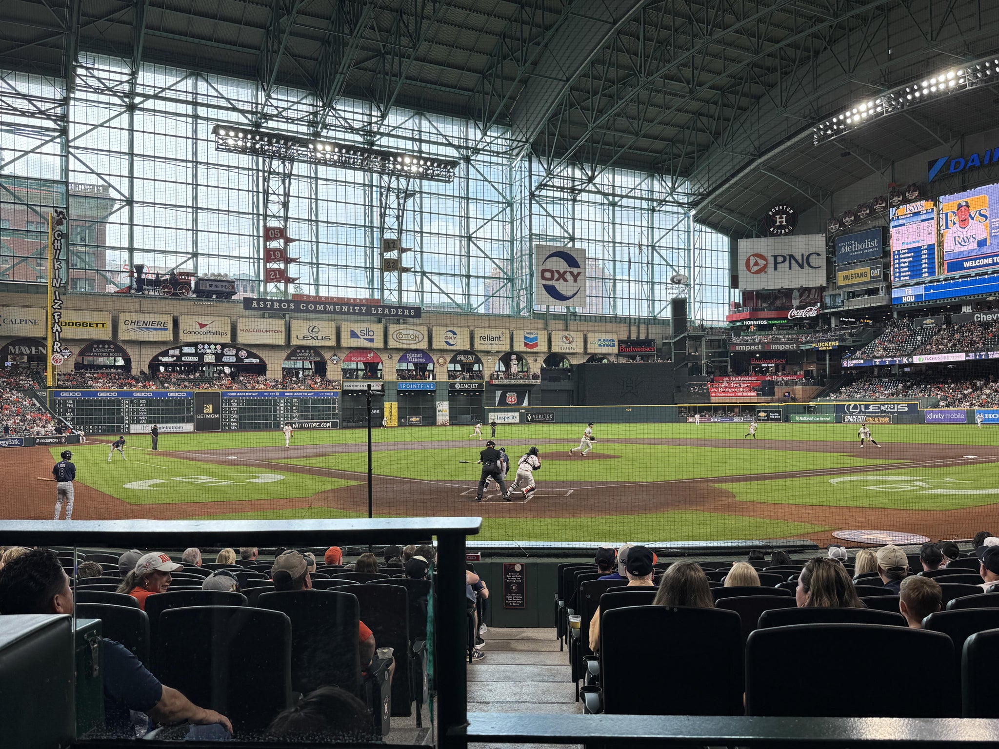 Real Fan View taken from Section 120 at Daikin Park by Stan S