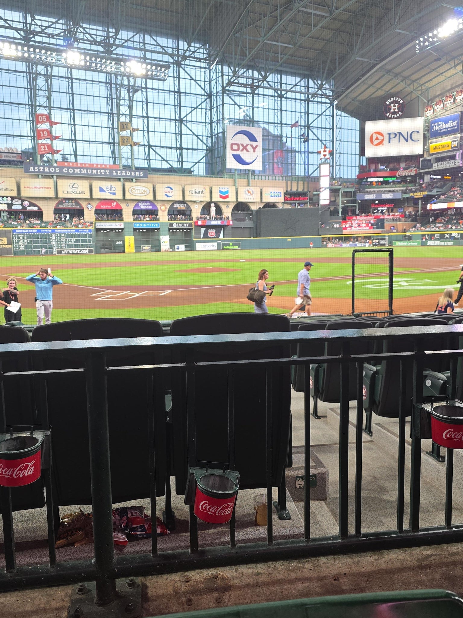 Real Fan View taken from Section 120 at Daikin Park by Servando R