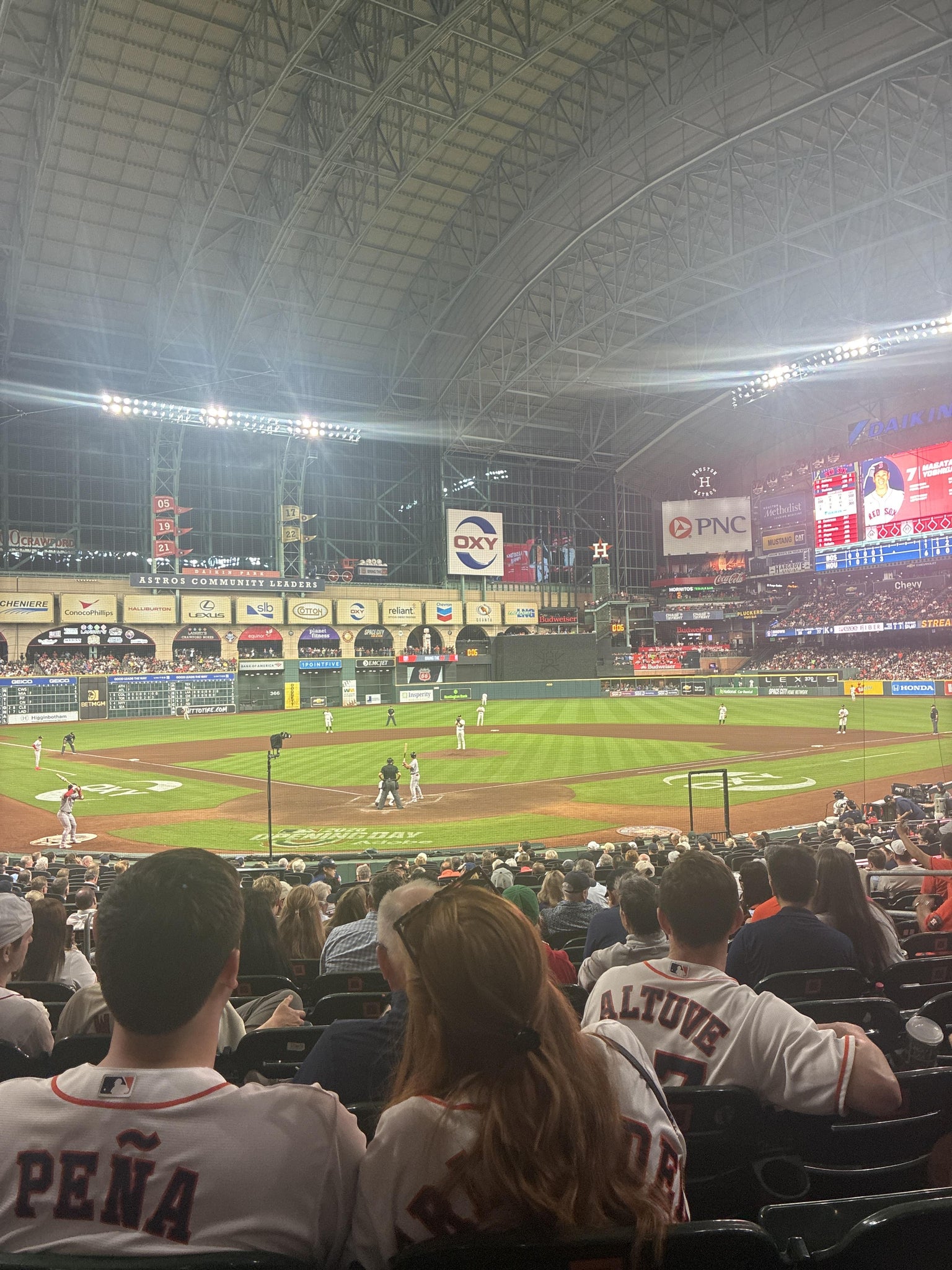 Real Fan View taken from Section 120 at Daikin Park by Frances A