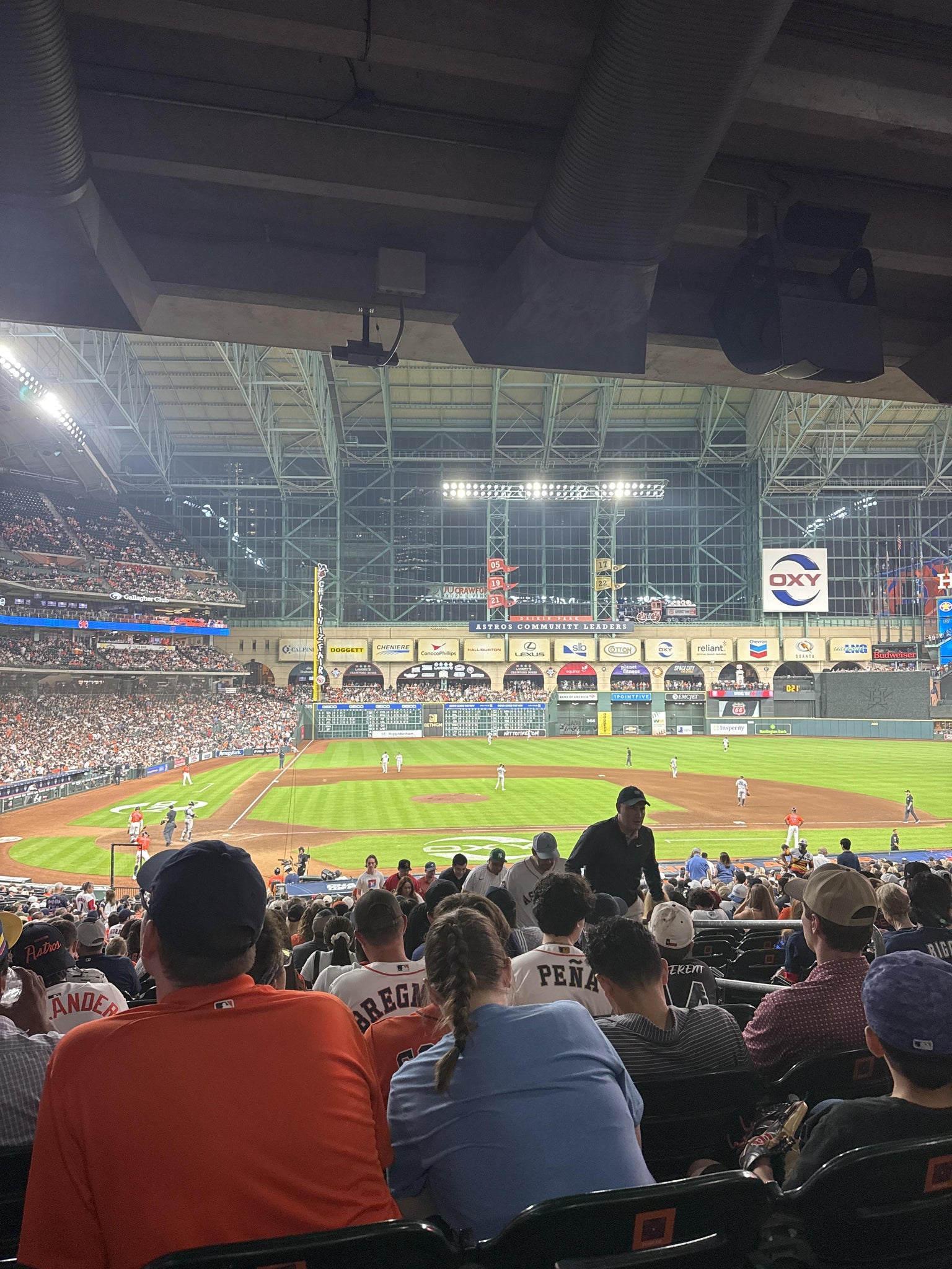 Real Fan View taken from Section 122 at Daikin Park by Alberto S