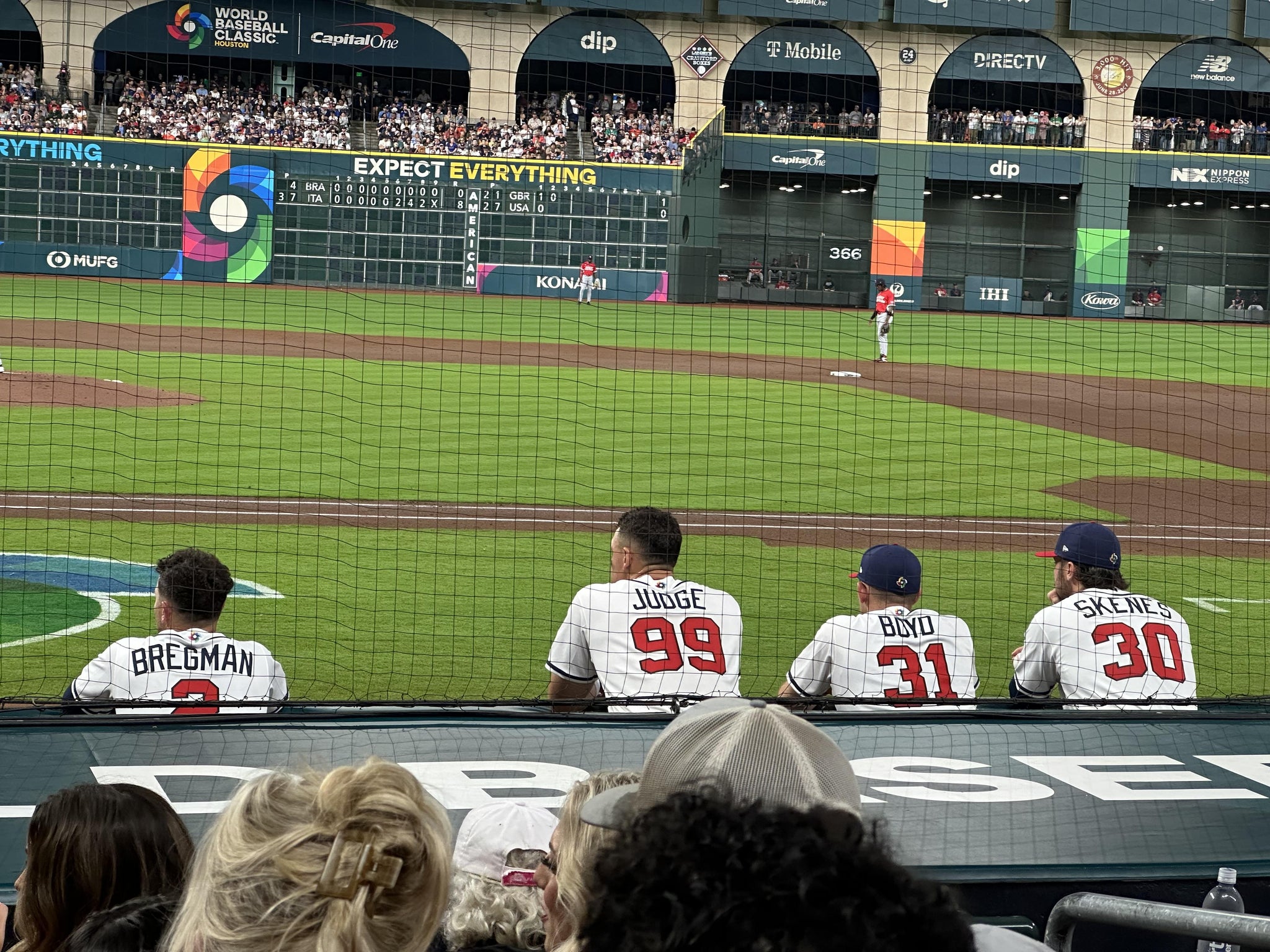 Real Fan View taken from Section 124 at Daikin Park by Justin V