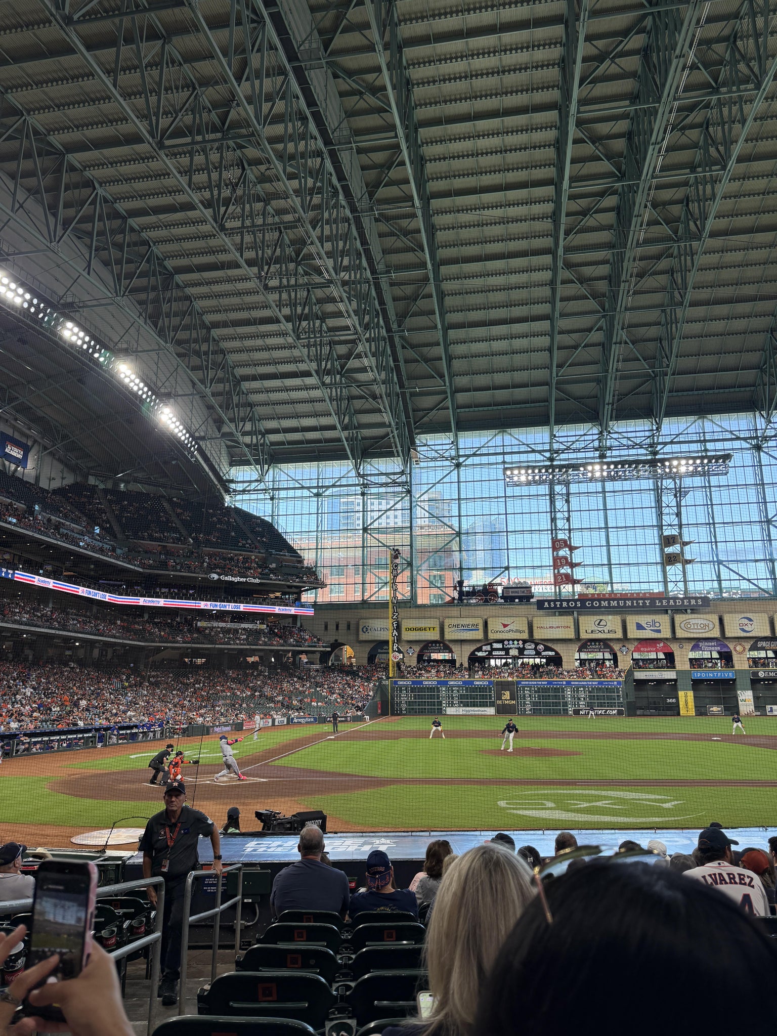 Real Fan View taken from Section 124 at Daikin Park by Nohely C