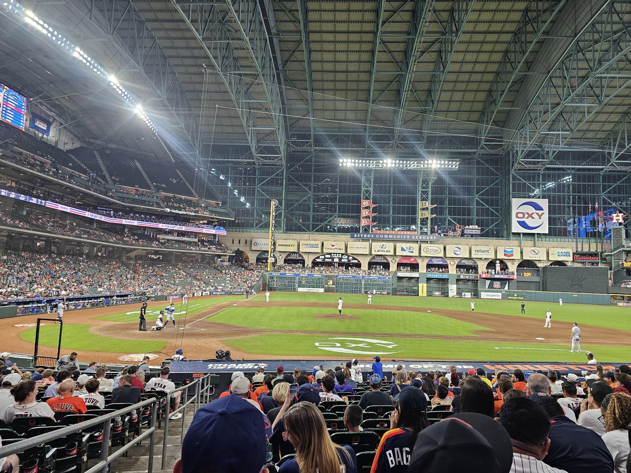 Real Fan View taken from Section 124 at Daikin Park by David R