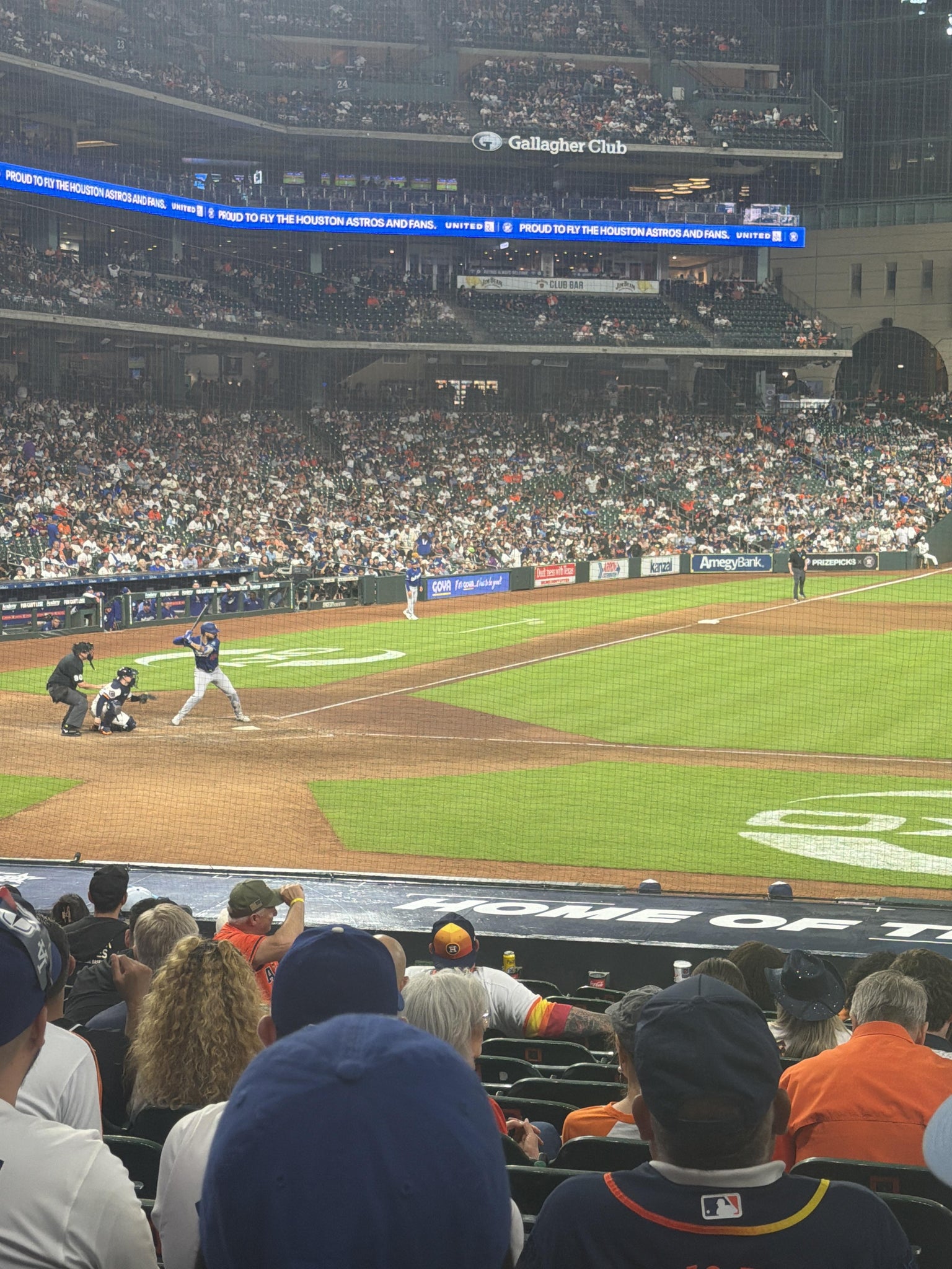 Real Fan View taken from Section 124 at Daikin Park by David L