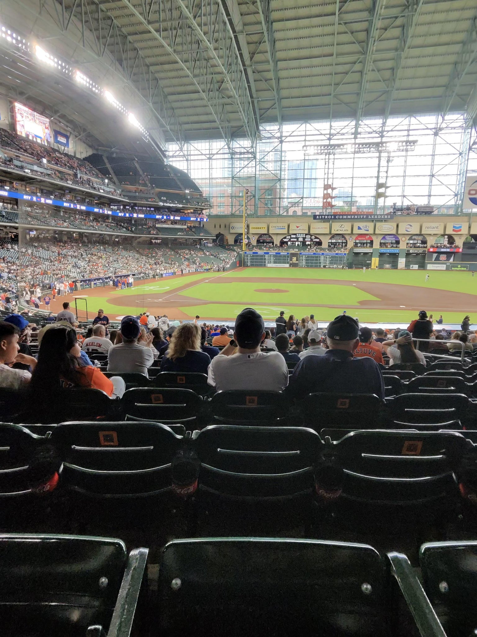 Real Fan View taken from Section 124 at Daikin Park by Silvia G