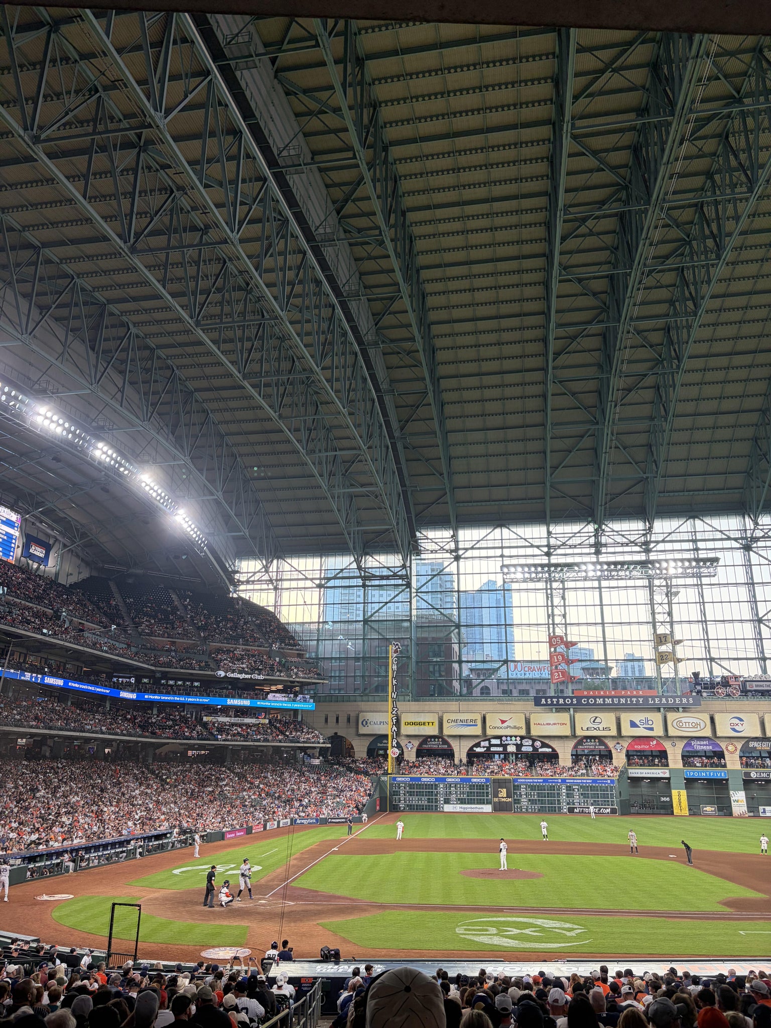 Real Fan View taken from Section 124 at Daikin Park by Taylor M