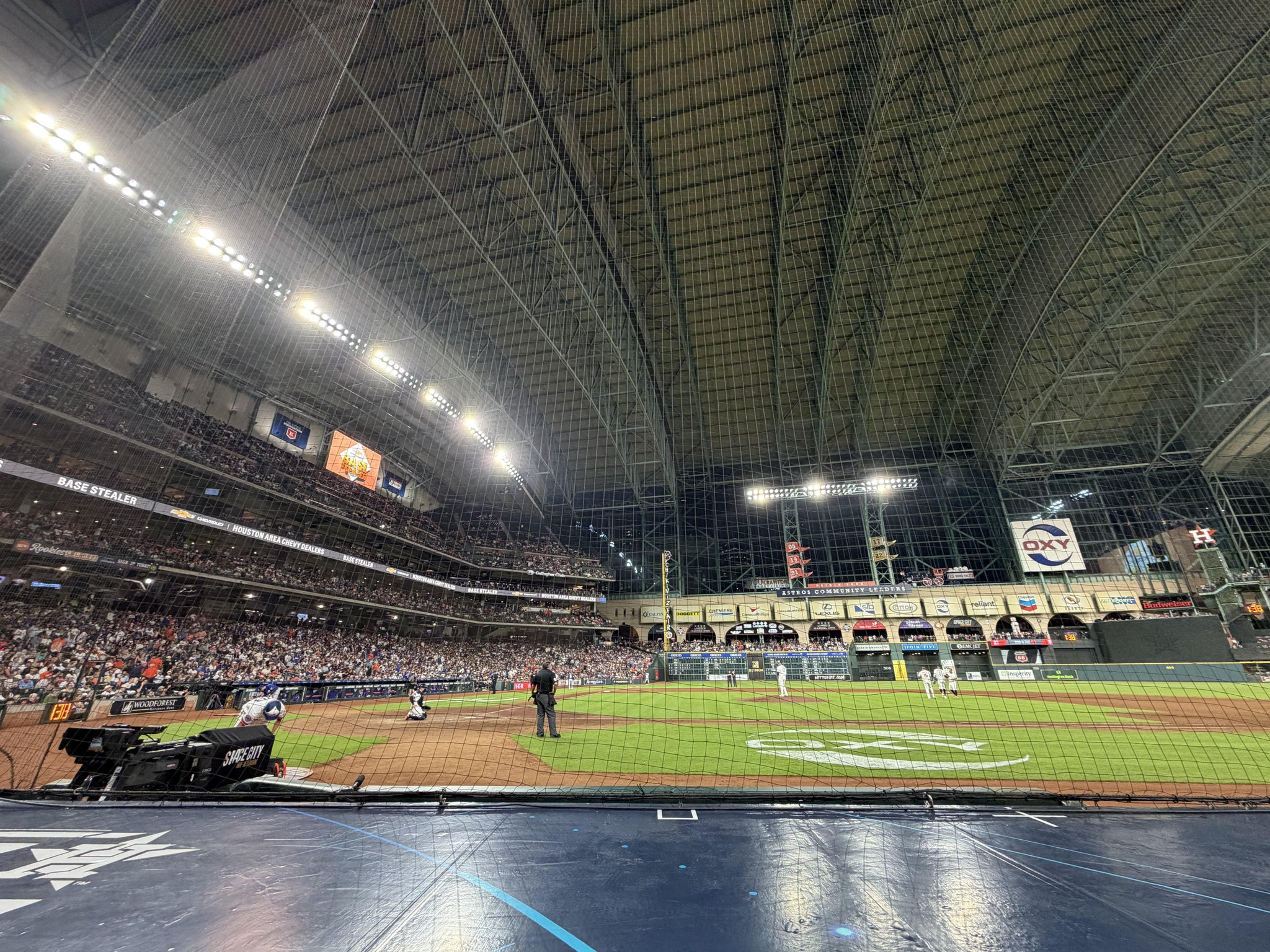 Real Fan View taken from Section 124 at Daikin Park by Arnold G
