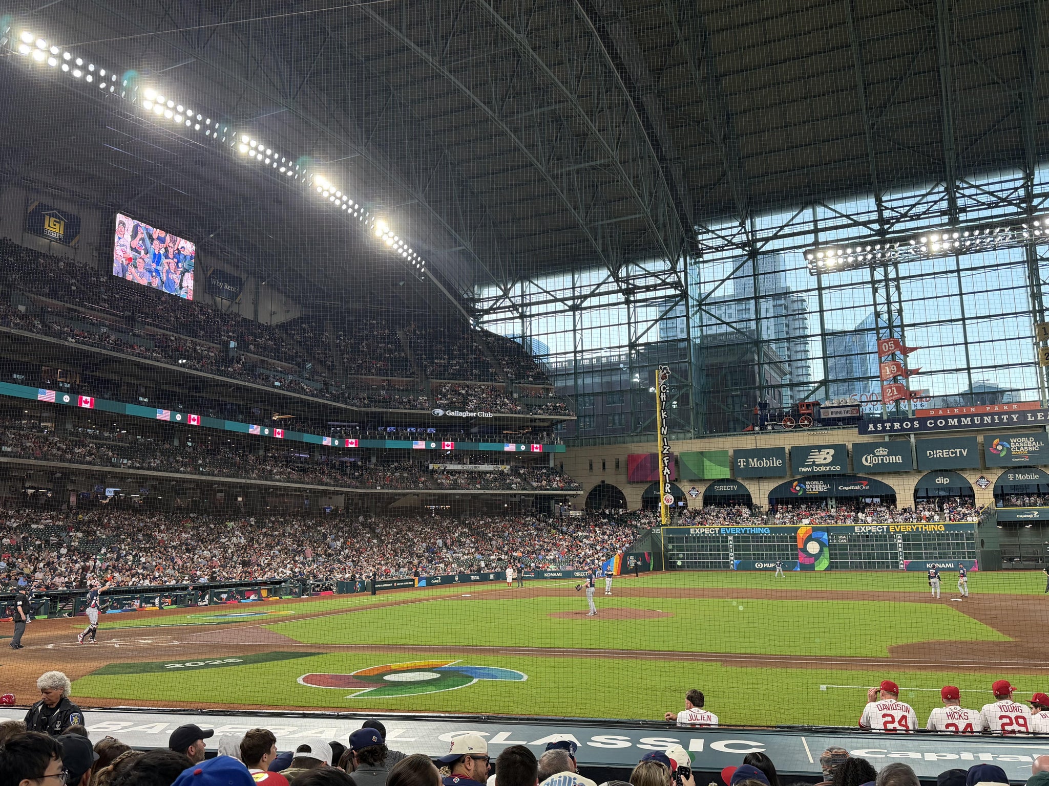 Real Fan View taken from Section 125 at Daikin Park by Lauren R