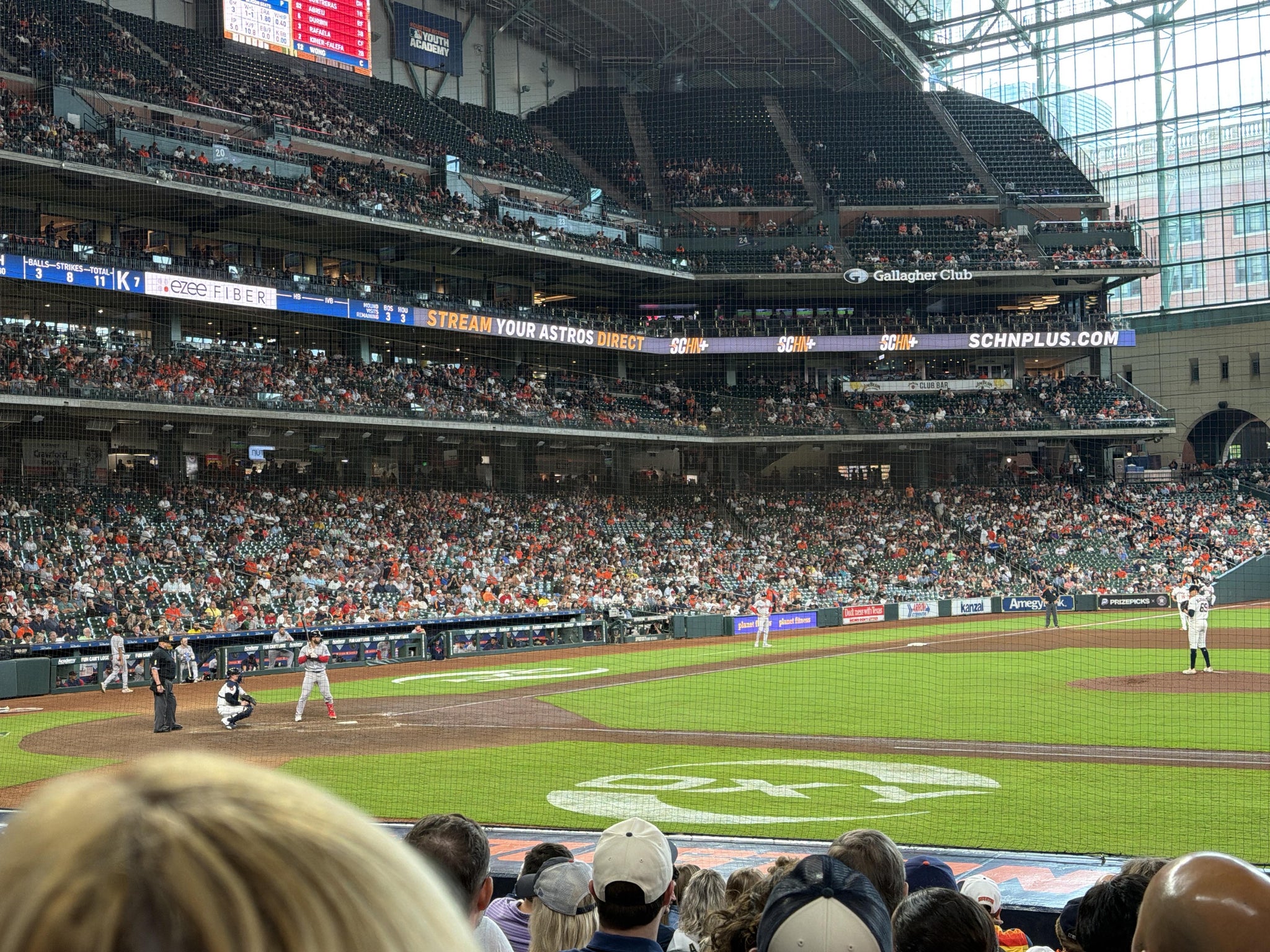 Real Fan View taken from Section 125 at Daikin Park by Henry h Y