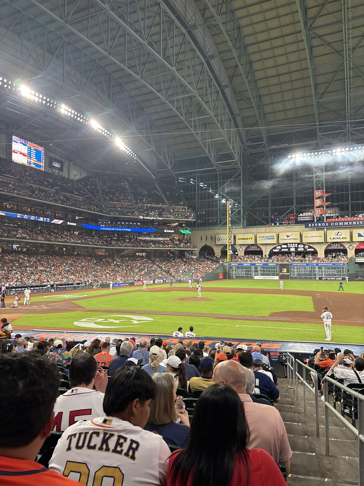 Real Fan View taken from Section 125 at Daikin Park by Omar G