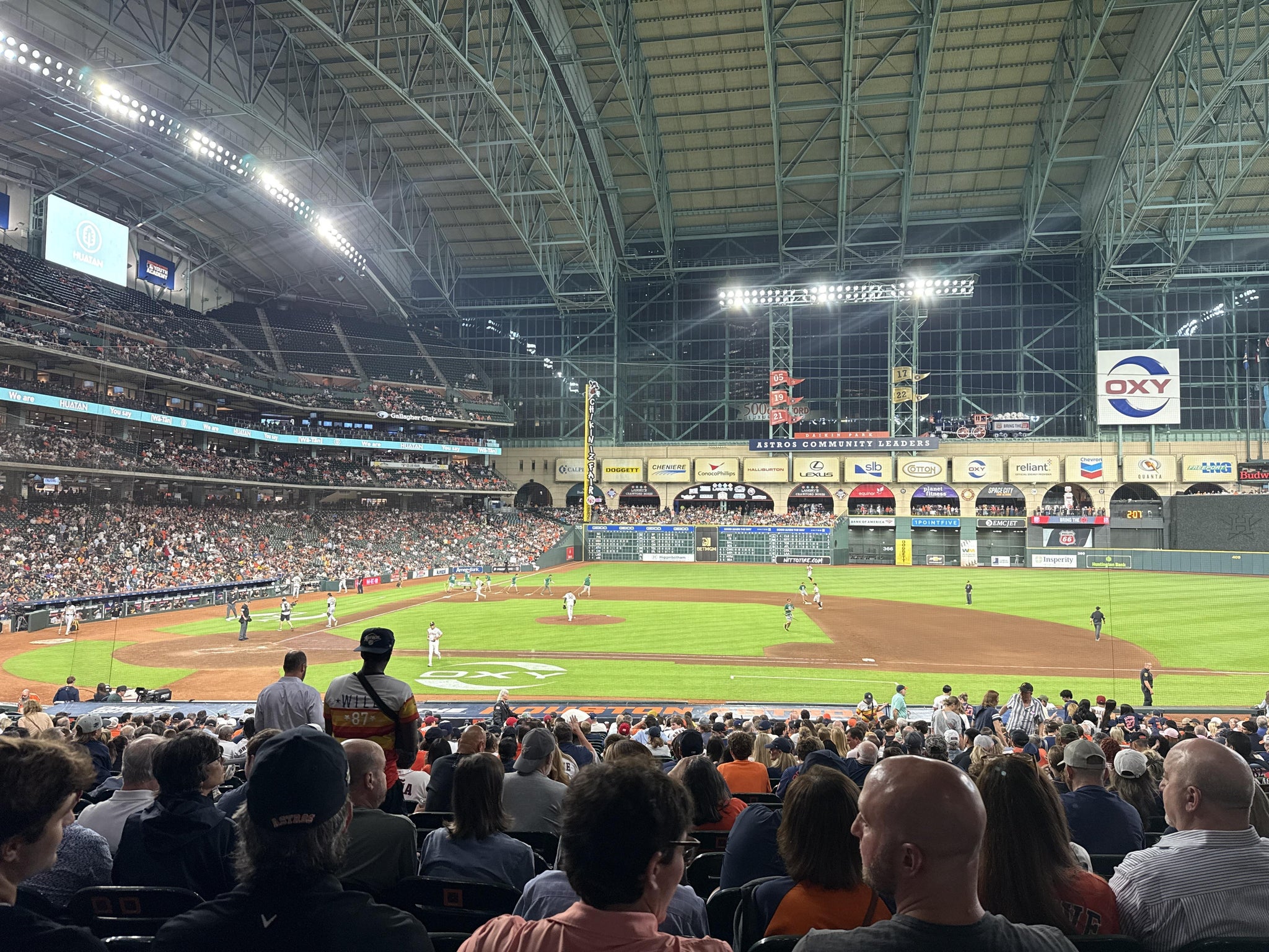 Real Fan View taken from Section 125 at Daikin Park by Anderson F