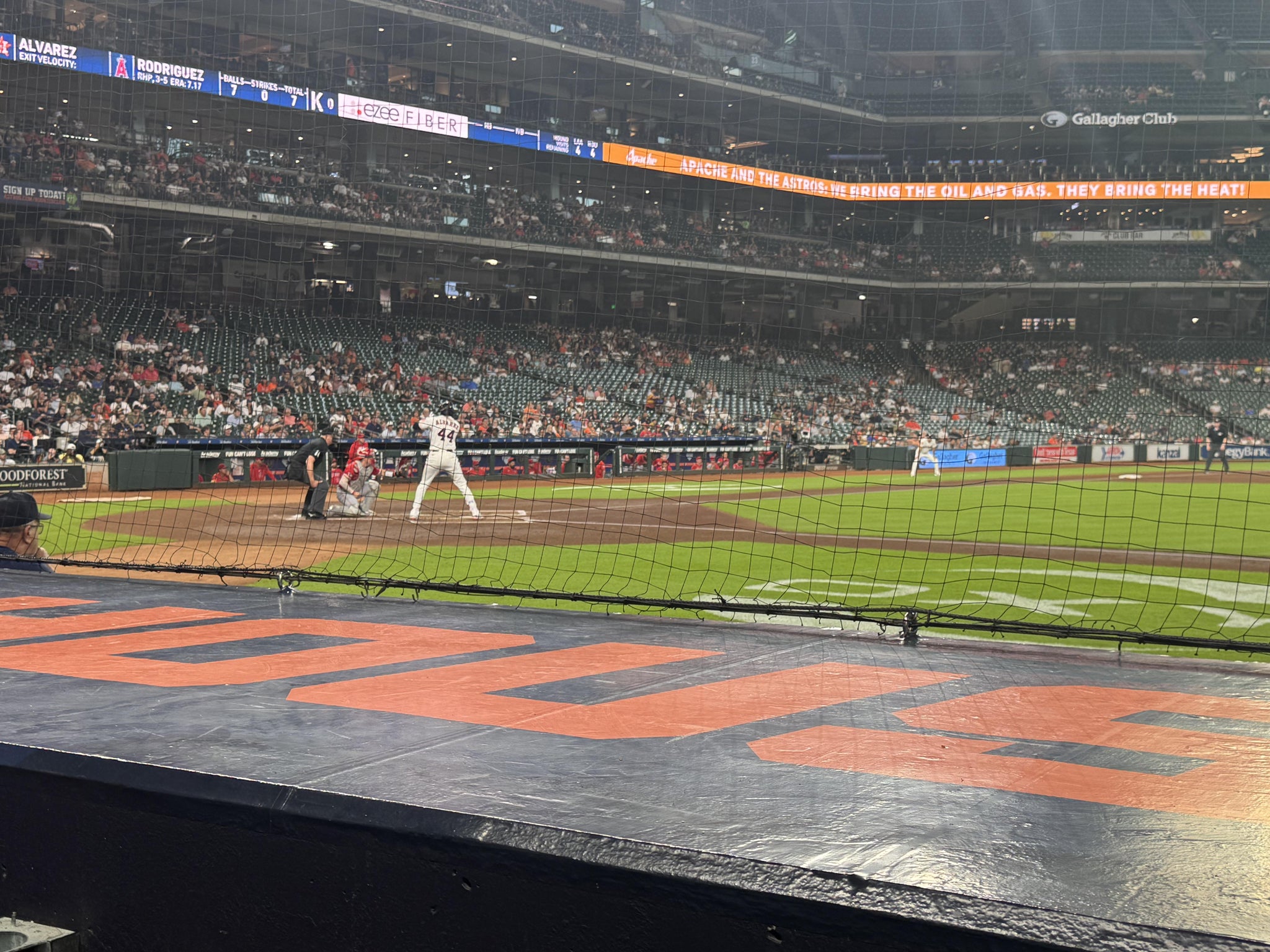 Real Fan View taken from Section 125 at Daikin Park by Raymond T