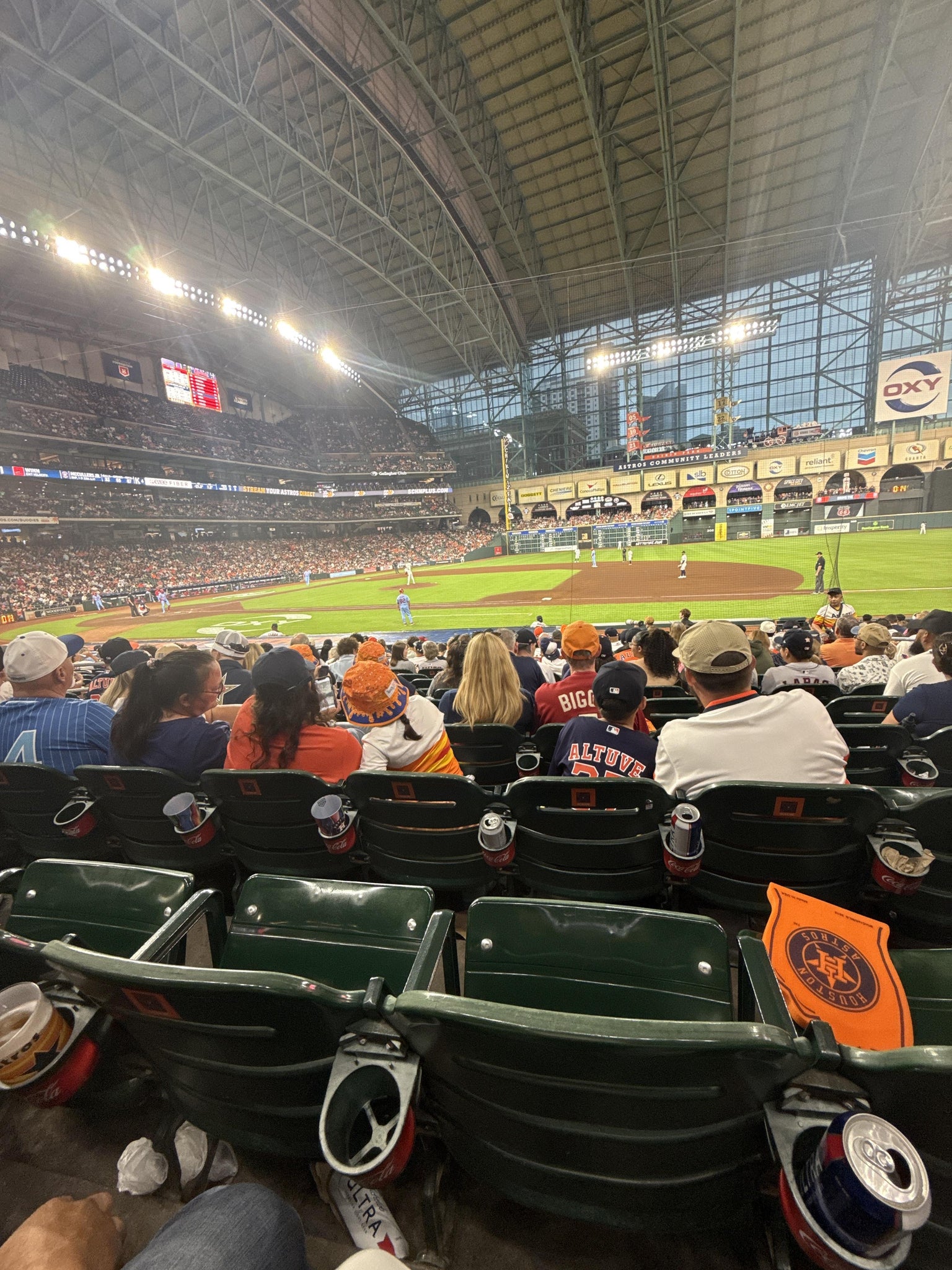 Real Fan View taken from Section 126 at Daikin Park by Oscar O