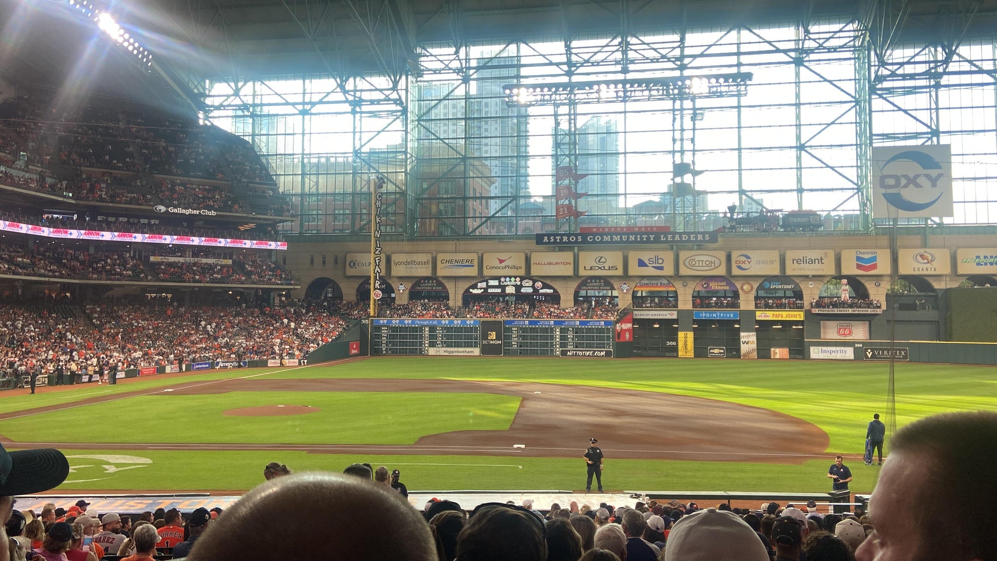 Real Fan View taken from Section 126 at Daikin Park by Marshall S