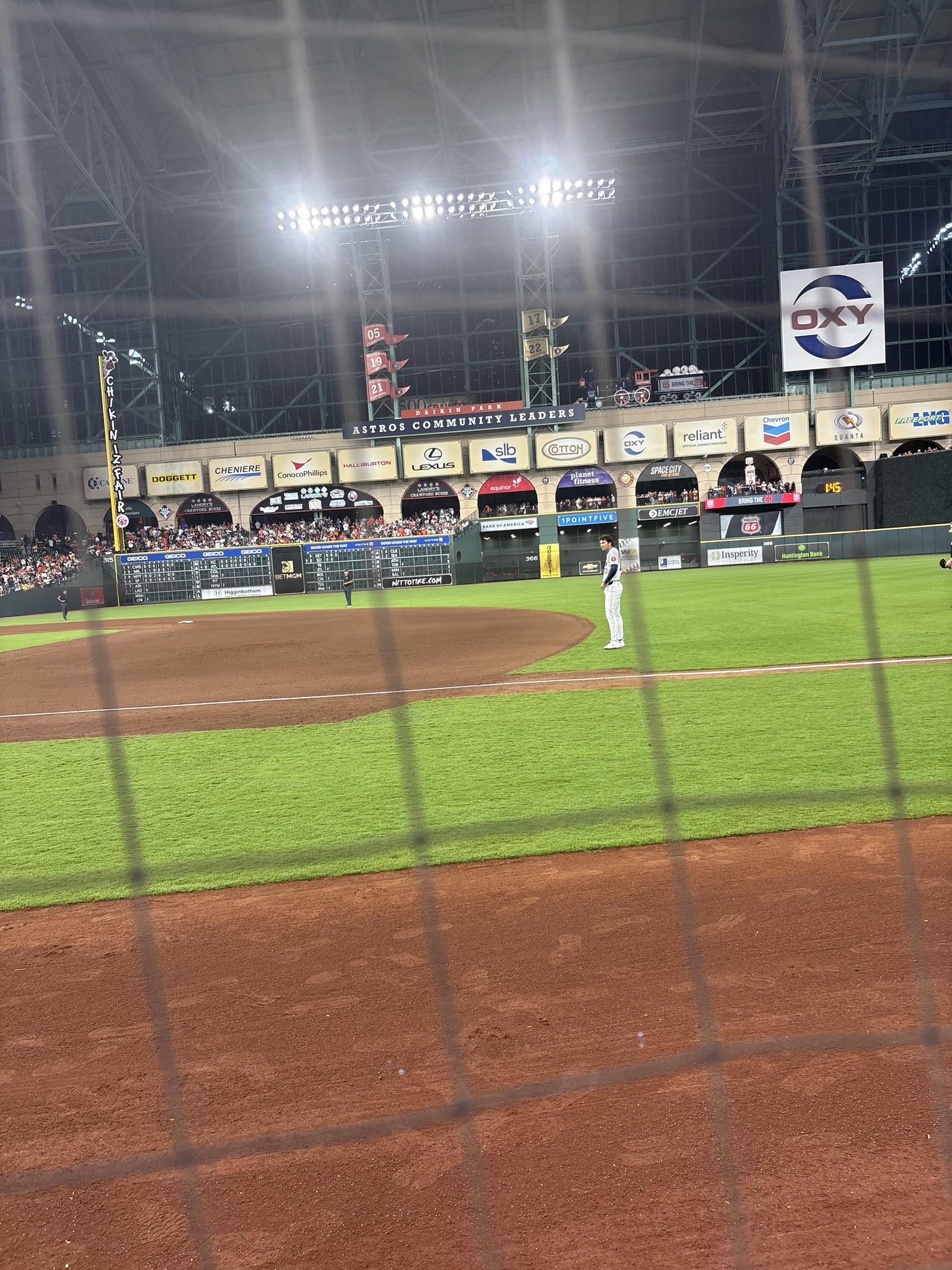 Real Fan View taken from Section 127 at Daikin Park by John M