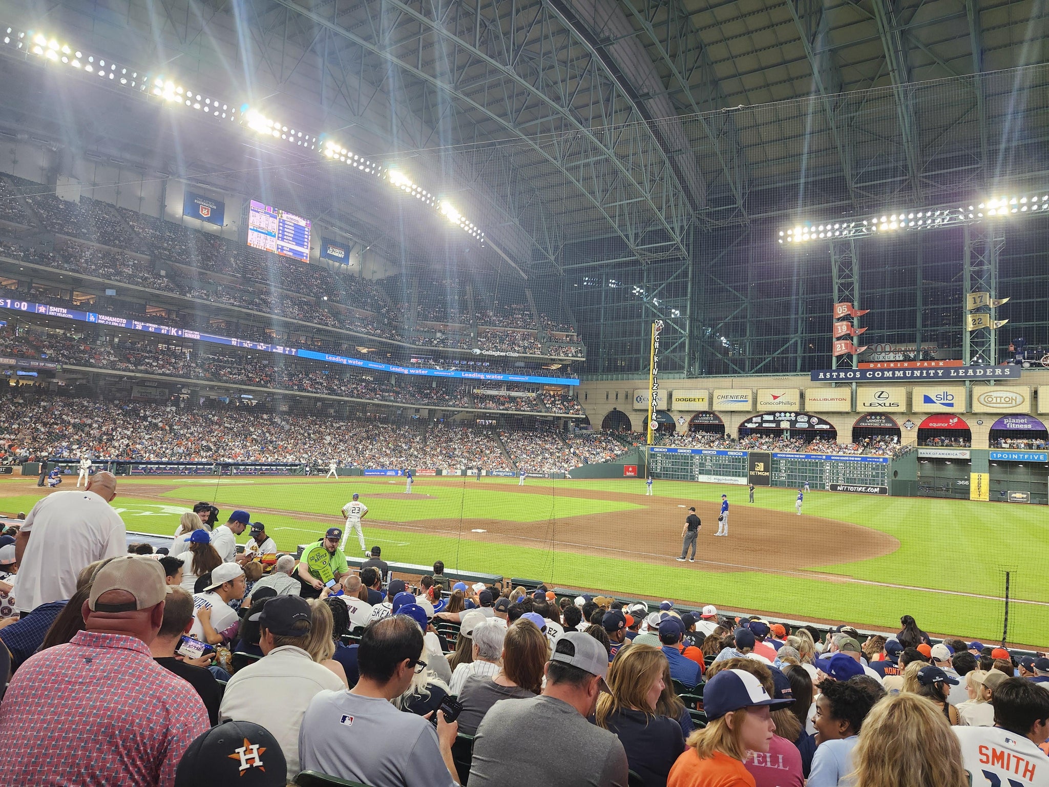 Real Fan View taken from Section 127 at Daikin Park by Robert S