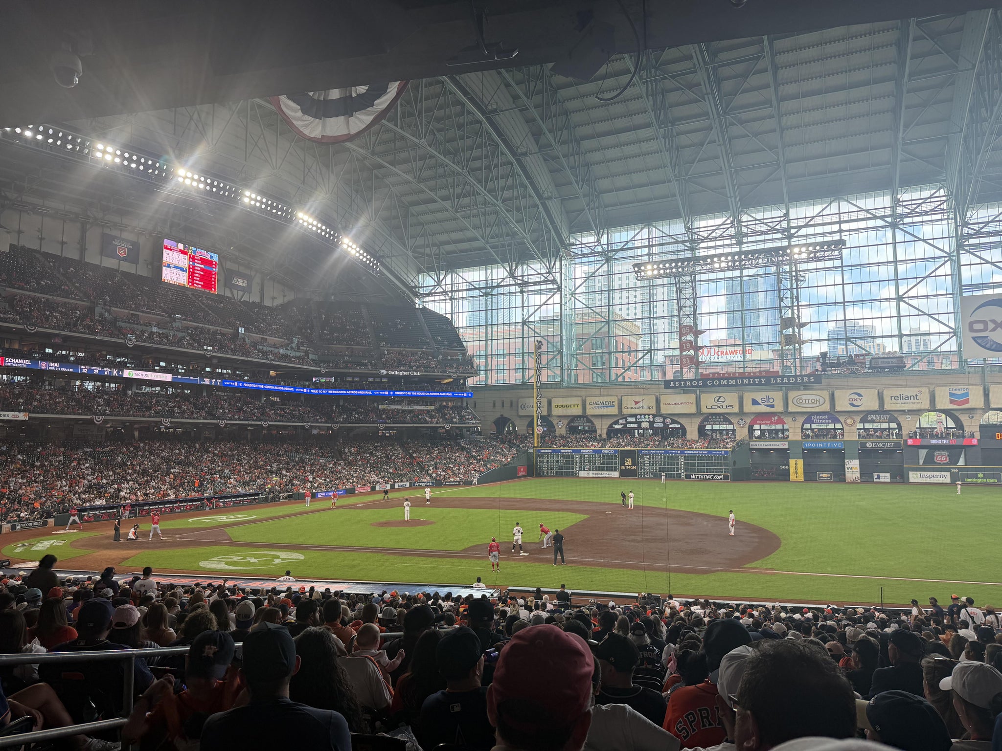 Real Fan View taken from Section 127 at Daikin Park by Noe gonzalez G