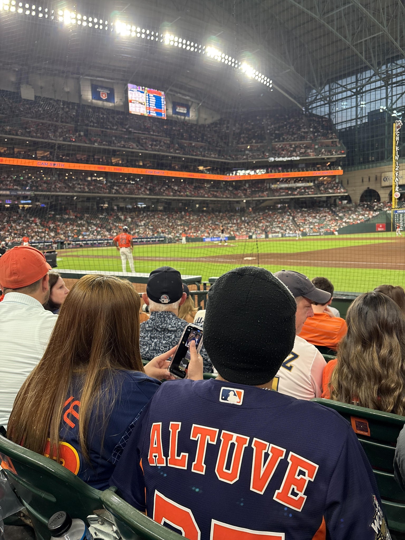 Real Fan View taken from Section 127 at Daikin Park by Anonymous User