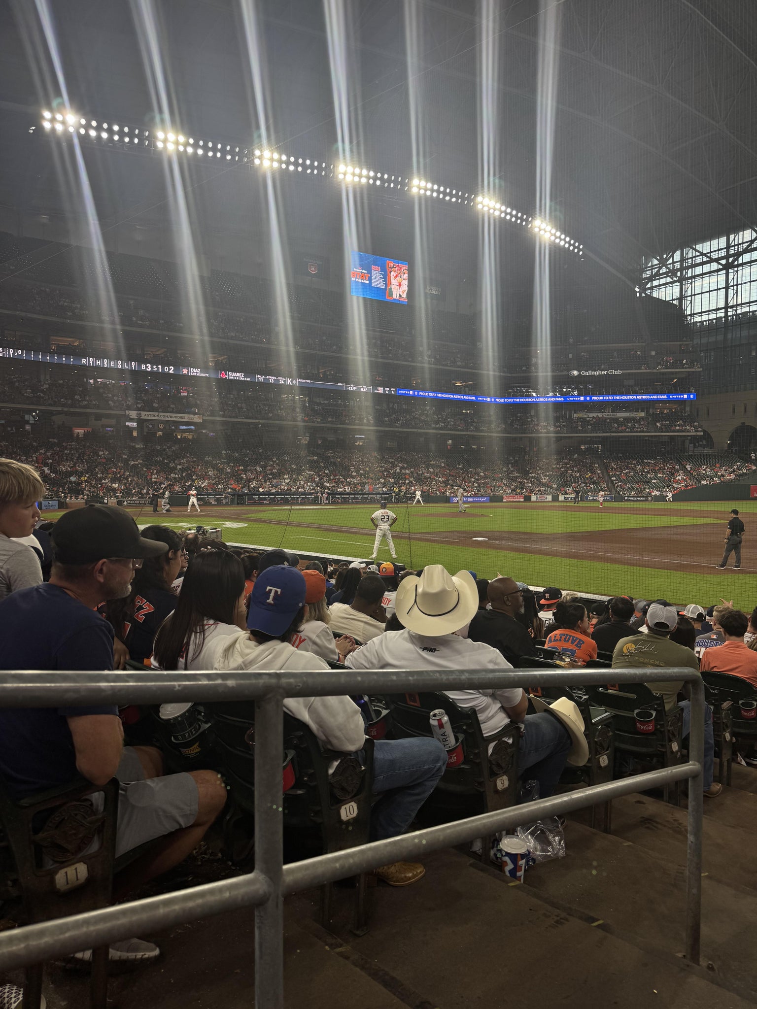 Real Fan View taken from Section 128 at Daikin Park by Kyle W
