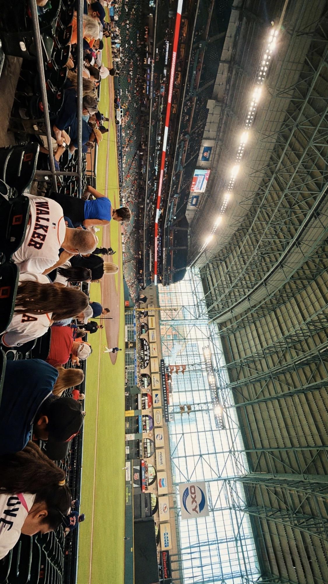 Real Fan View taken from Section 128 at Daikin Park by Joziah M